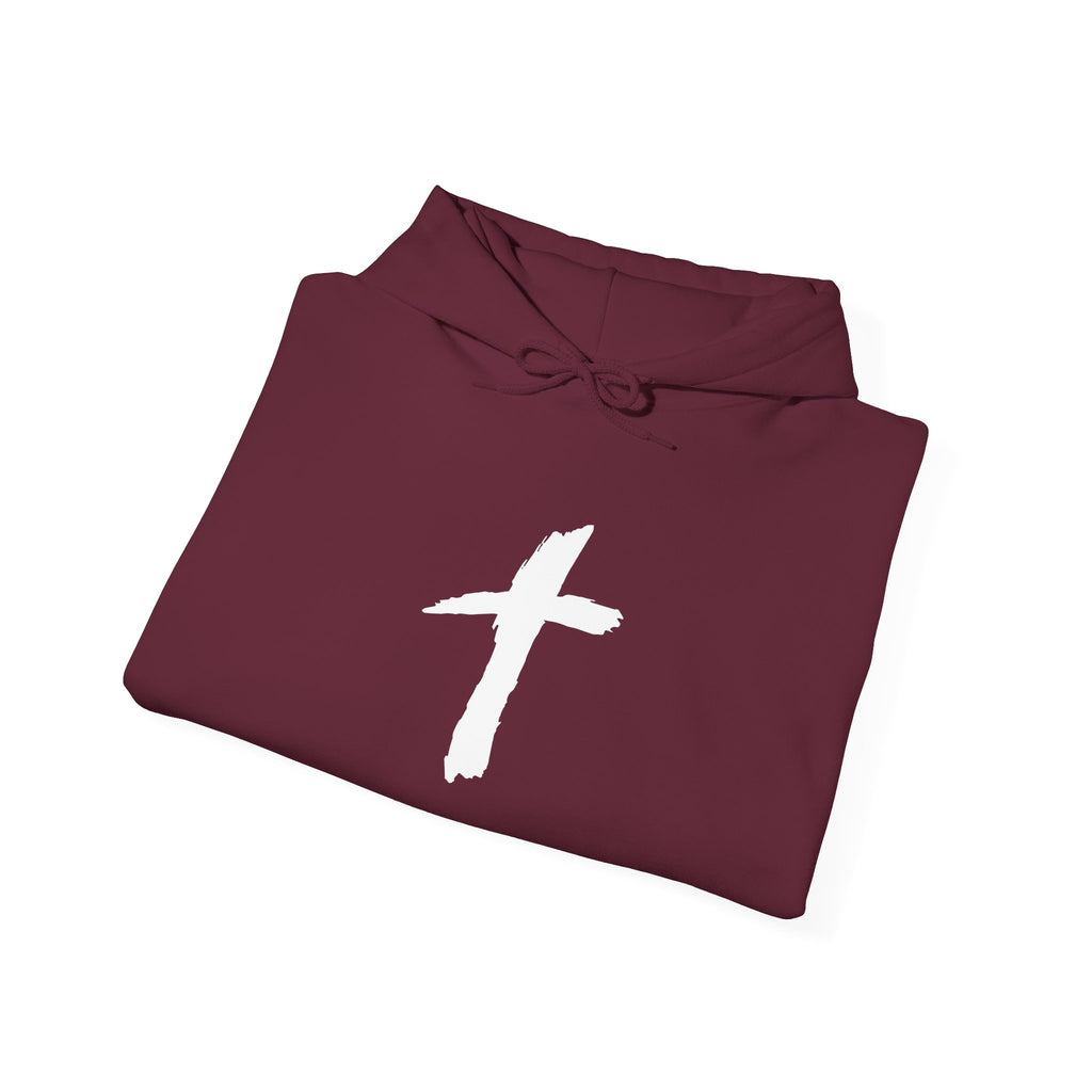 Faith Cross Hoodie — "God Can" Inspirational Christian Pullover