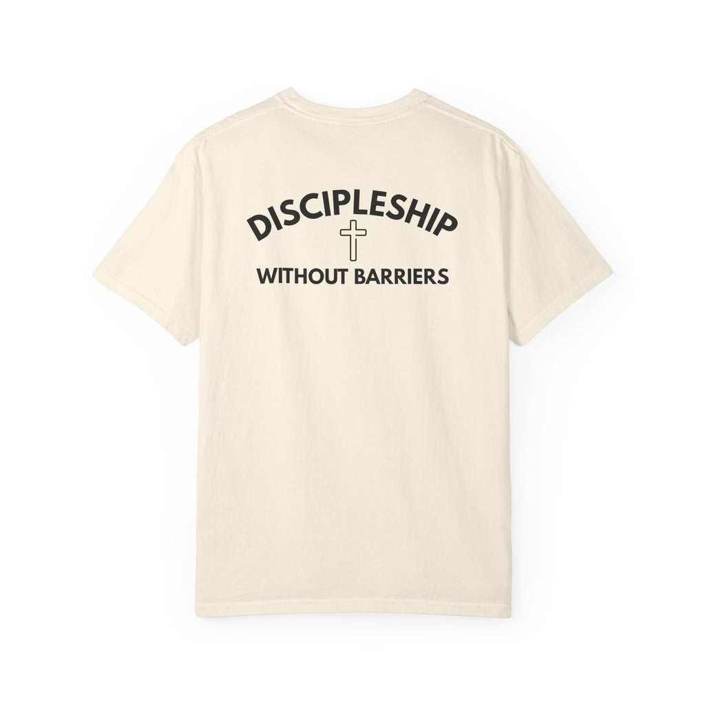 Faith in Action T-Shirt — "Discipleship Without Barriers" Christian Tee