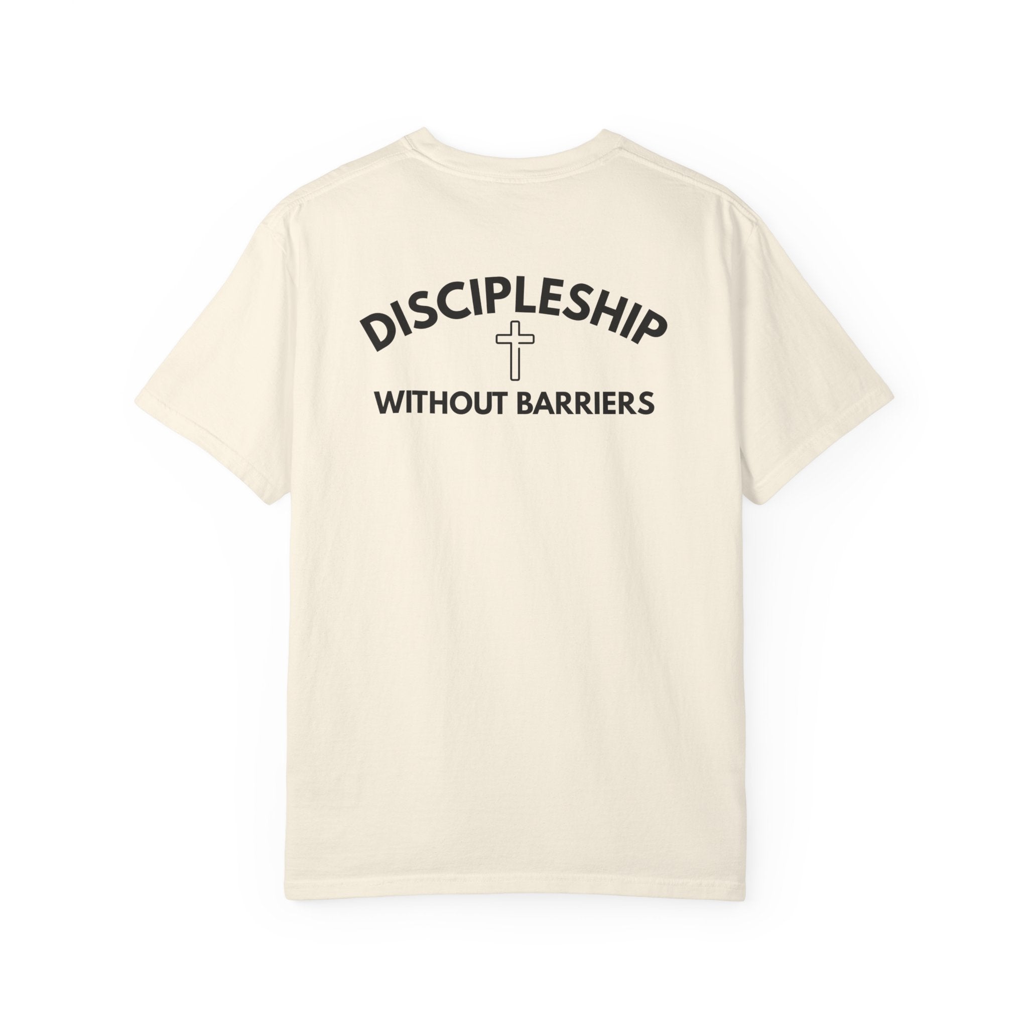Faith in Action T-Shirt — "Discipleship Without Barriers" Christian Tee