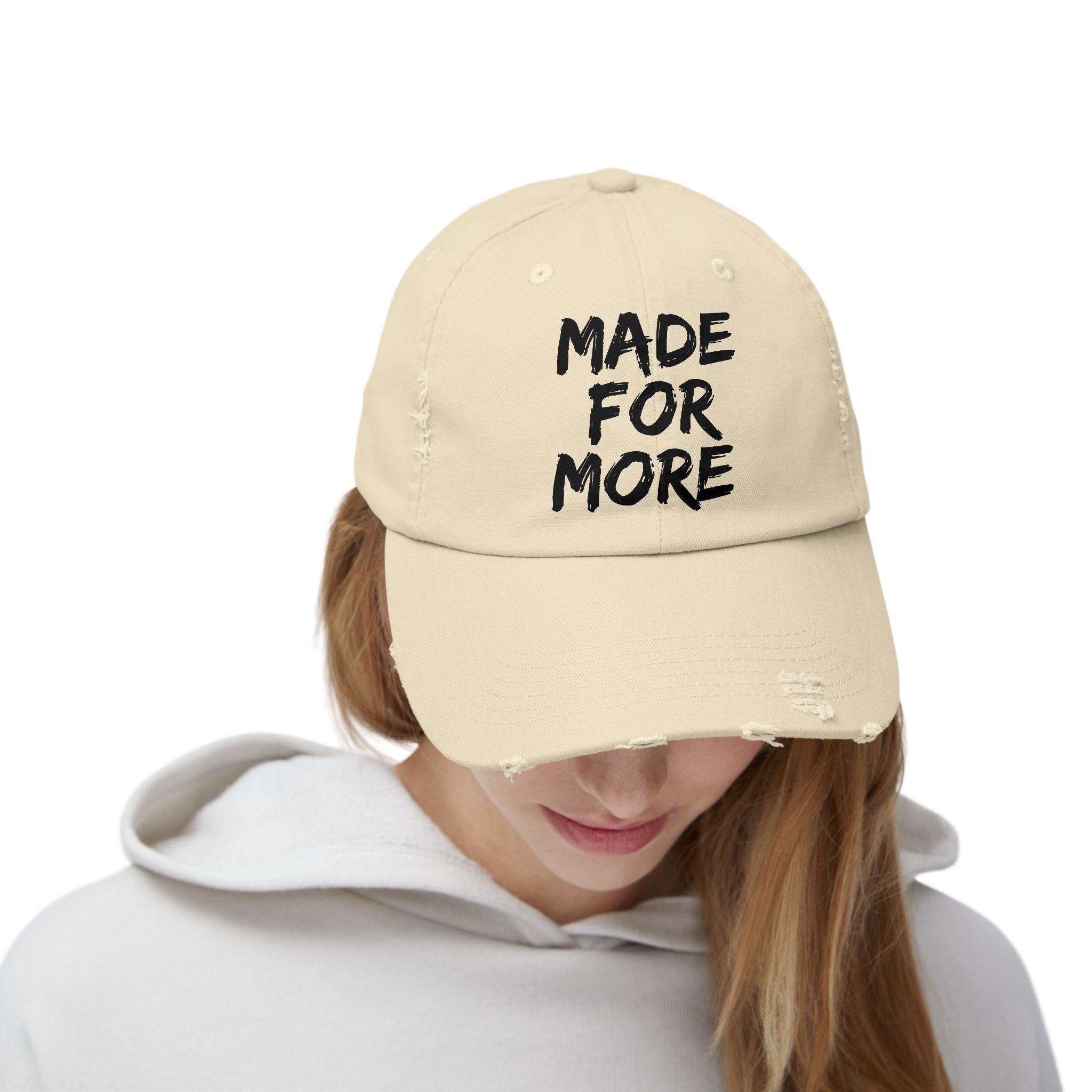 Made For More Distressed Cap