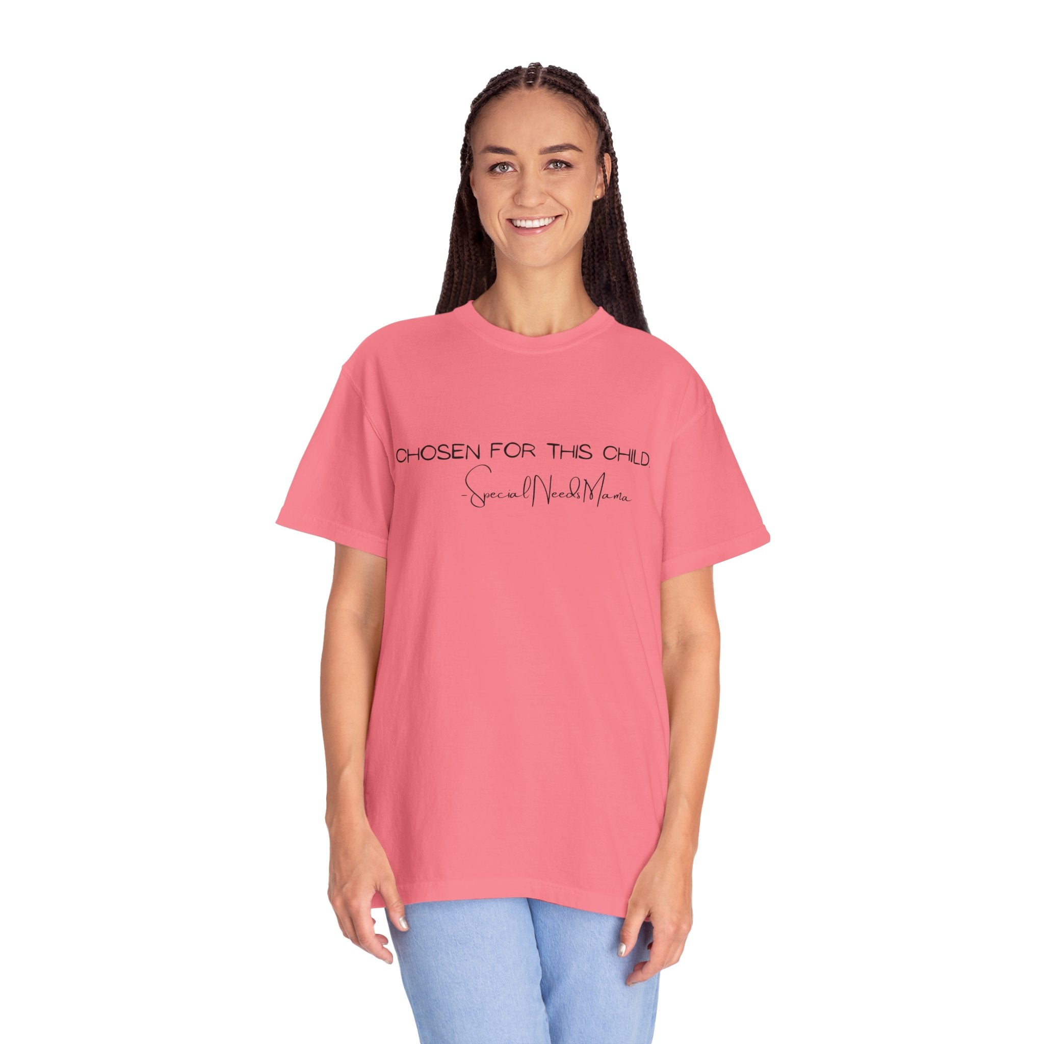 Chosen For This Child T-Shirt —  Script Faith Tee