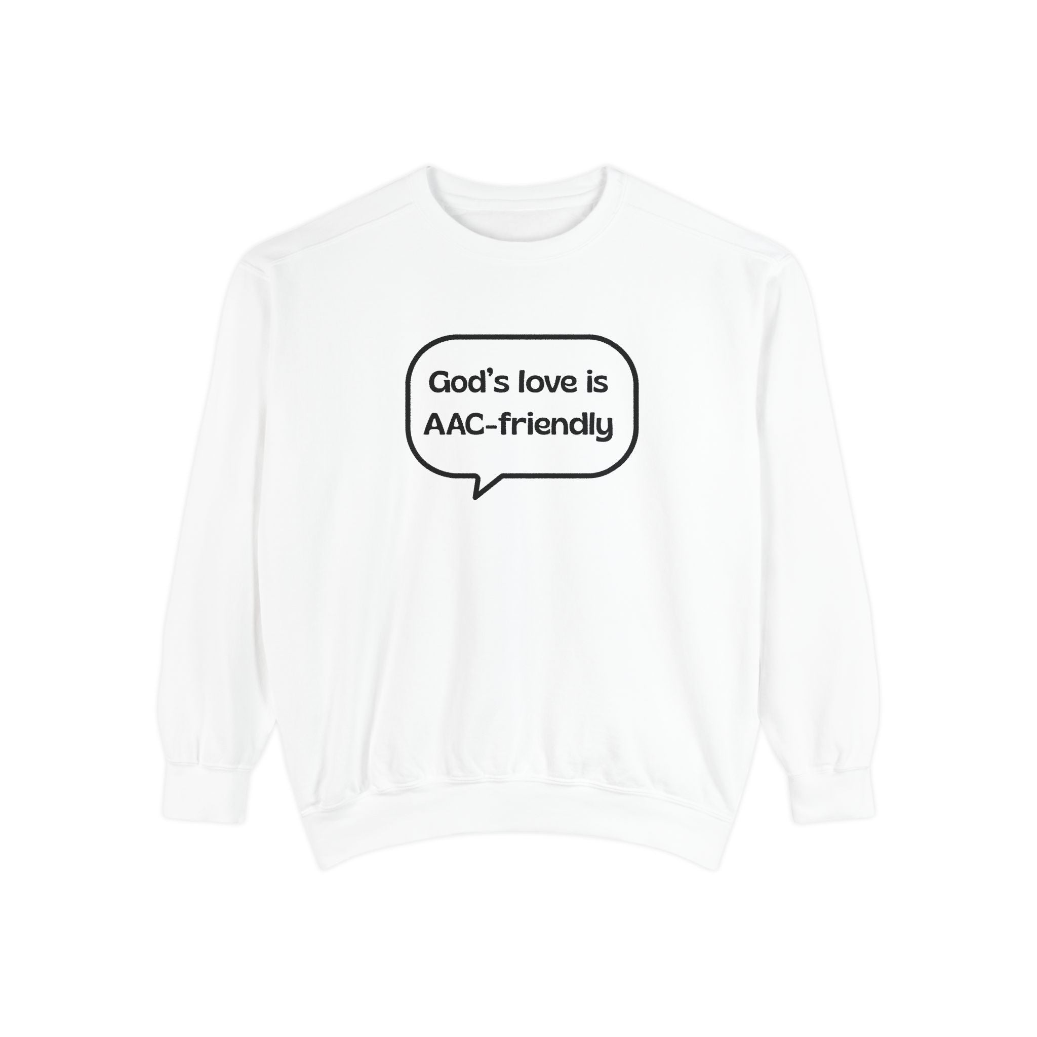 God's Love is AAC Friendly