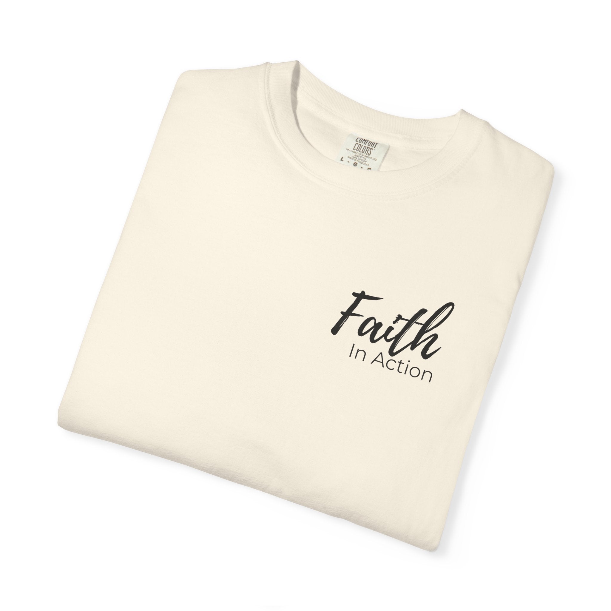 Faith in Action T-Shirt — "Discipleship Without Barriers" Christian Tee