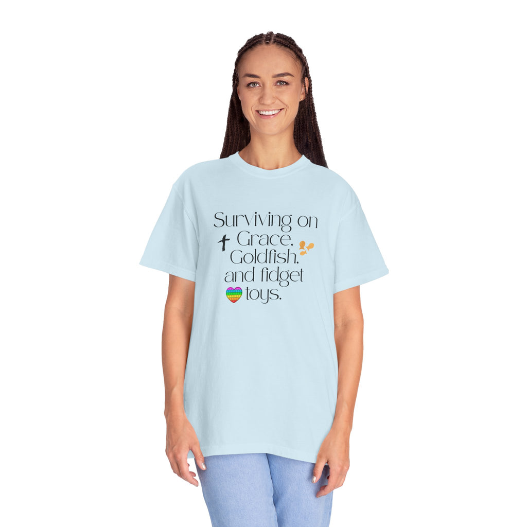 Surviving on Grace, Goldfish & Fidget Toys T-Shirt