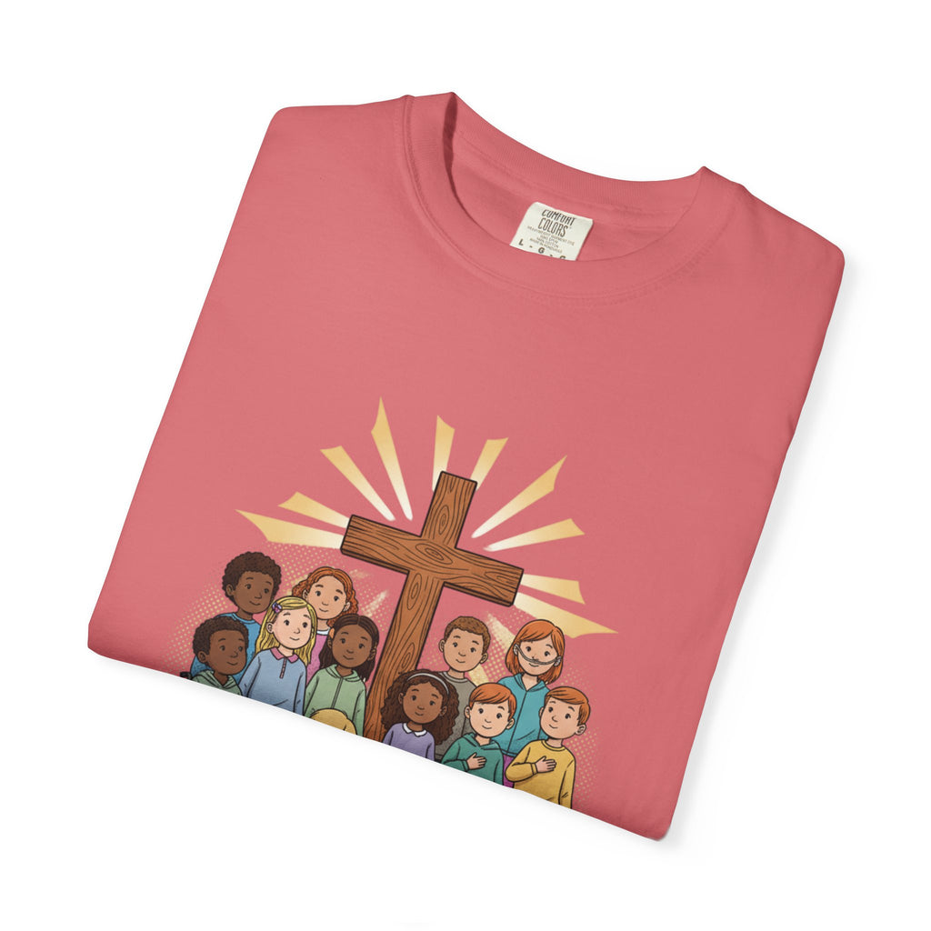 Christian Children’s T-Shirt — 'Loved, Seen, Included' (Back: 'Fearfully & Wonderfully Made')