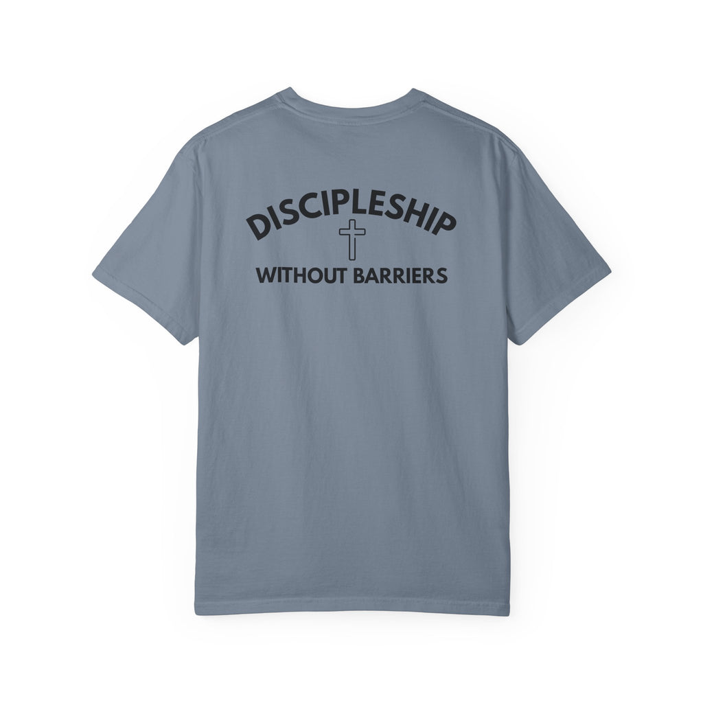 Faith in Action T-Shirt — "Discipleship Without Barriers" Christian Tee