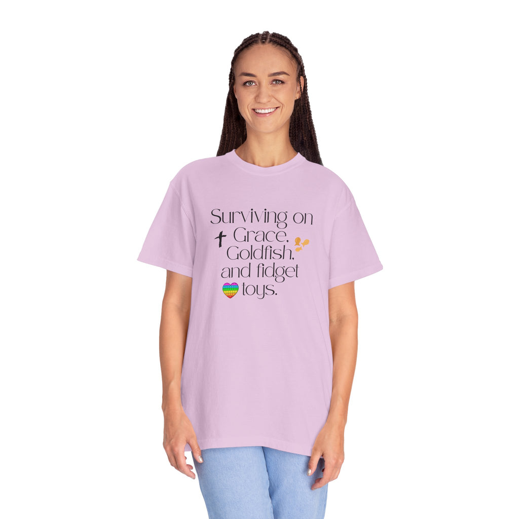 Surviving on Grace, Goldfish & Fidget Toys T-Shirt