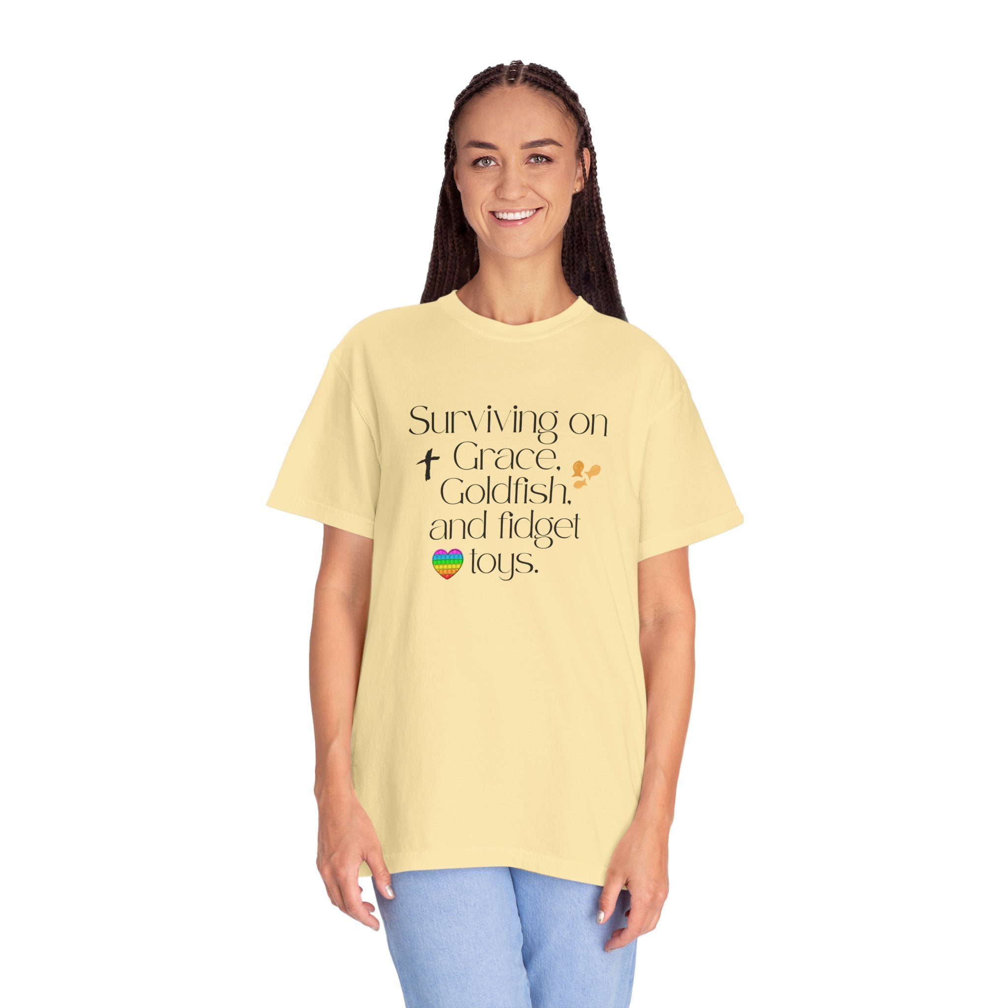 Surviving on Grace, Goldfish & Fidget Toys T-Shirt