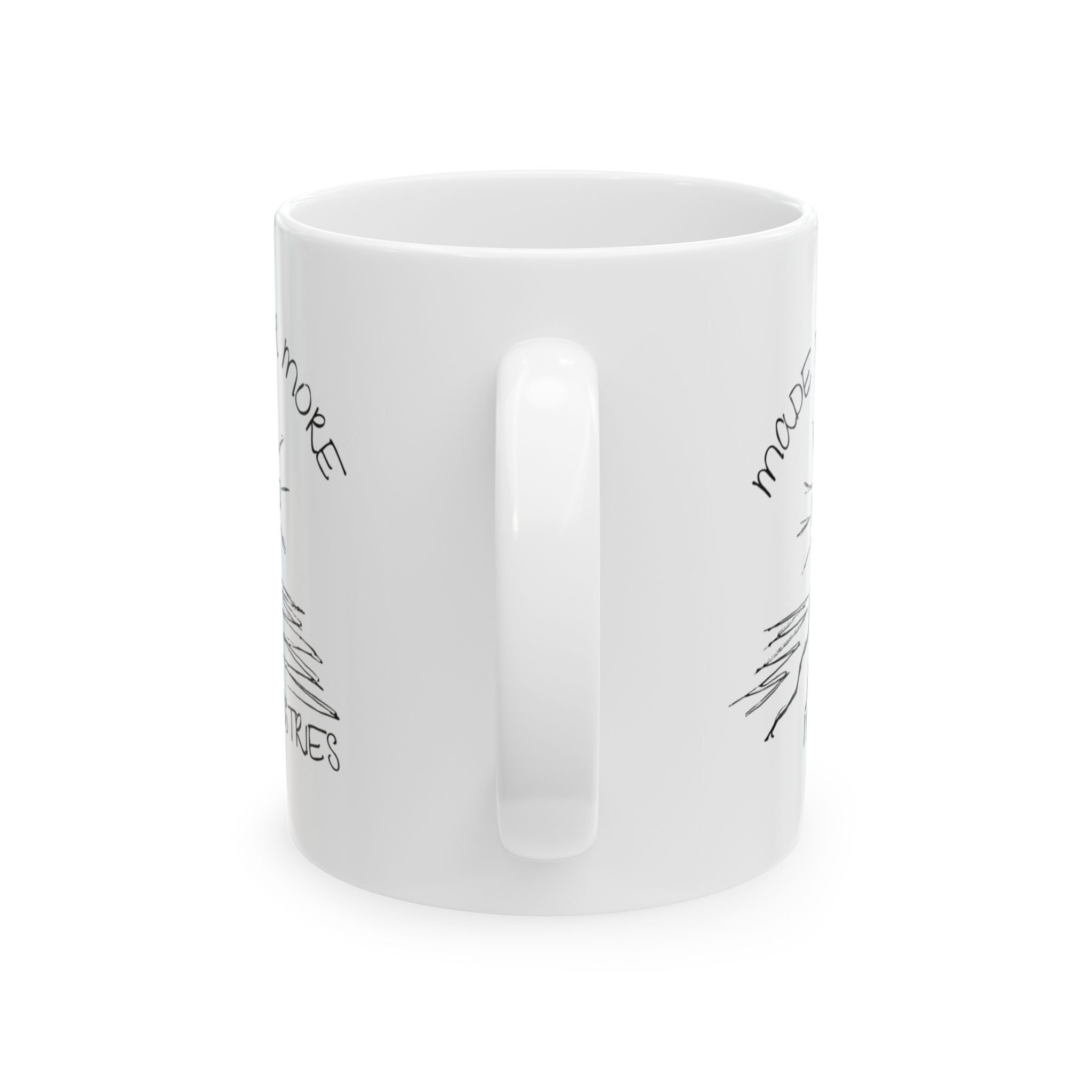 Coffee Mug — 'More Pancakes, Less Problems' Hand-Drawn Breakfast Mug (11oz & 15oz)