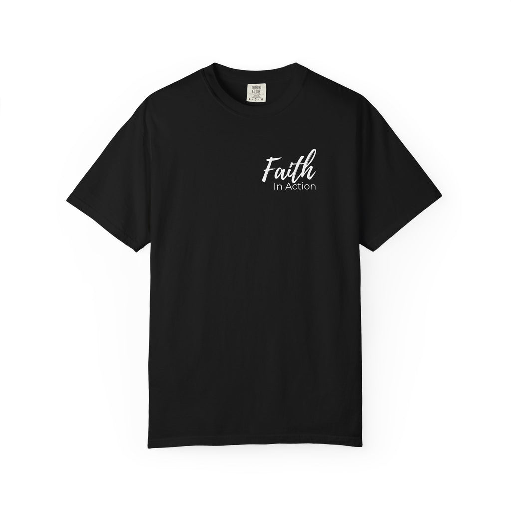 Faith in Action T-Shirt — "Discipleship Without Barriers" Christian Tee