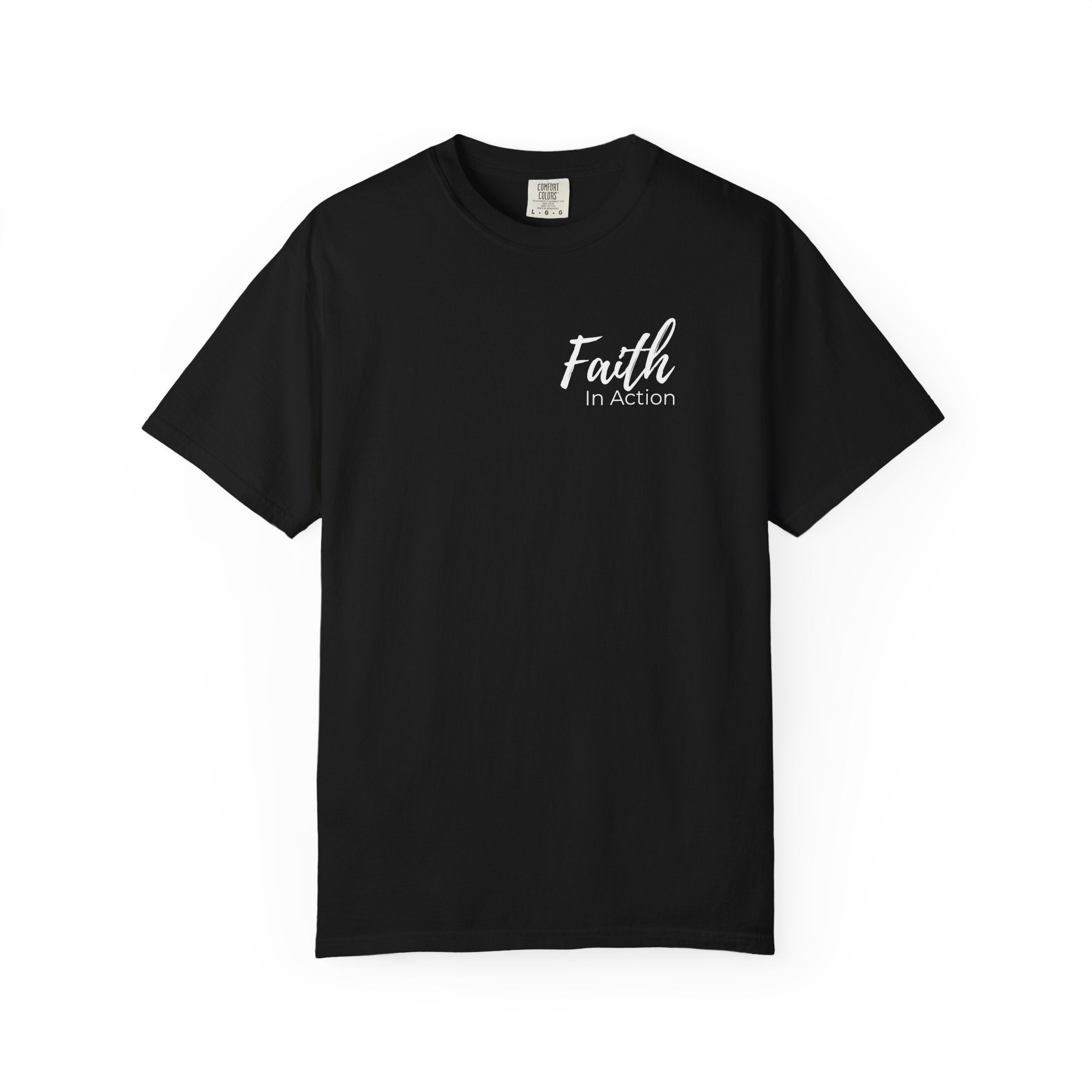 Faith in Action T-Shirt — "Discipleship Without Barriers" Christian Tee