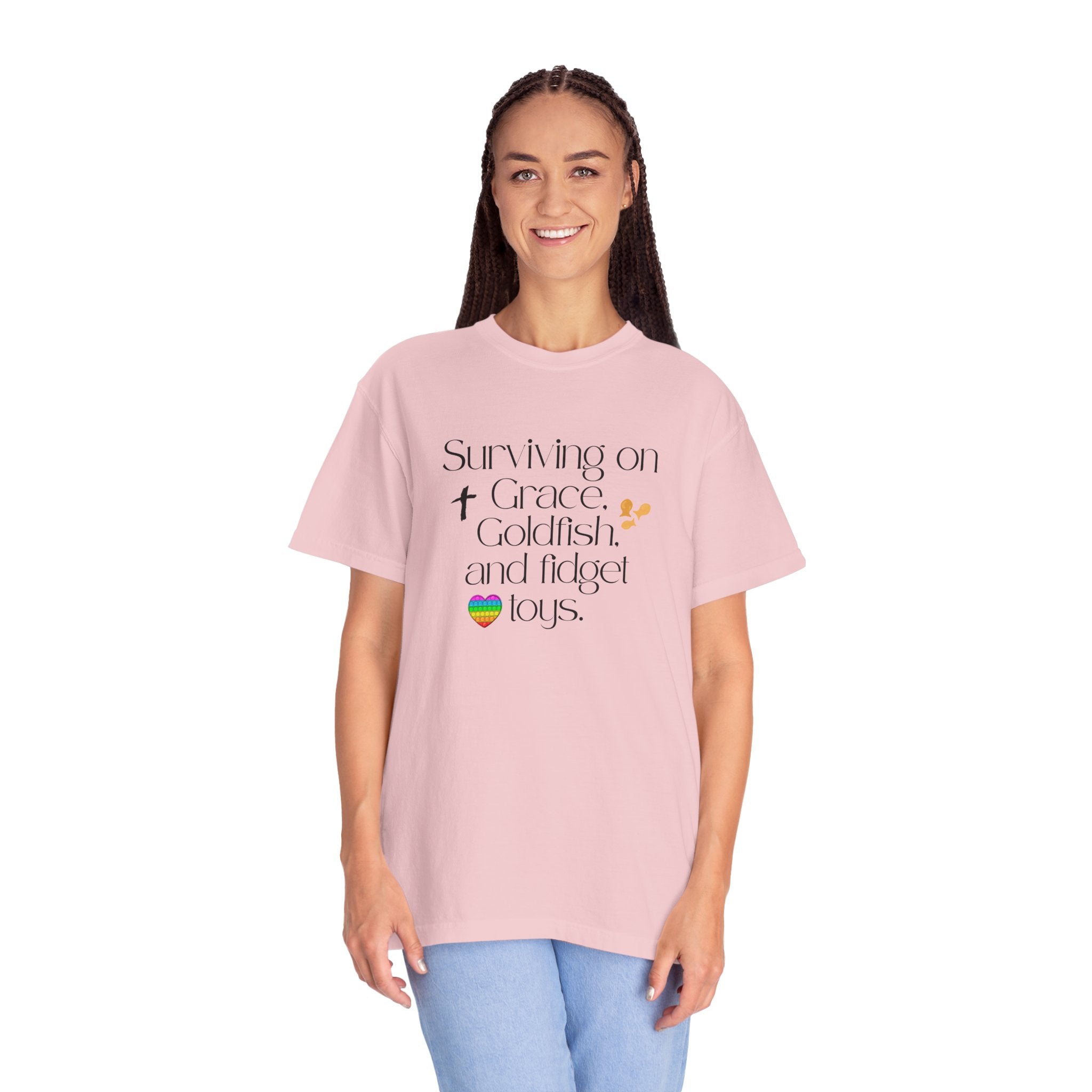Surviving on Grace, Goldfish & Fidget Toys T-Shirt