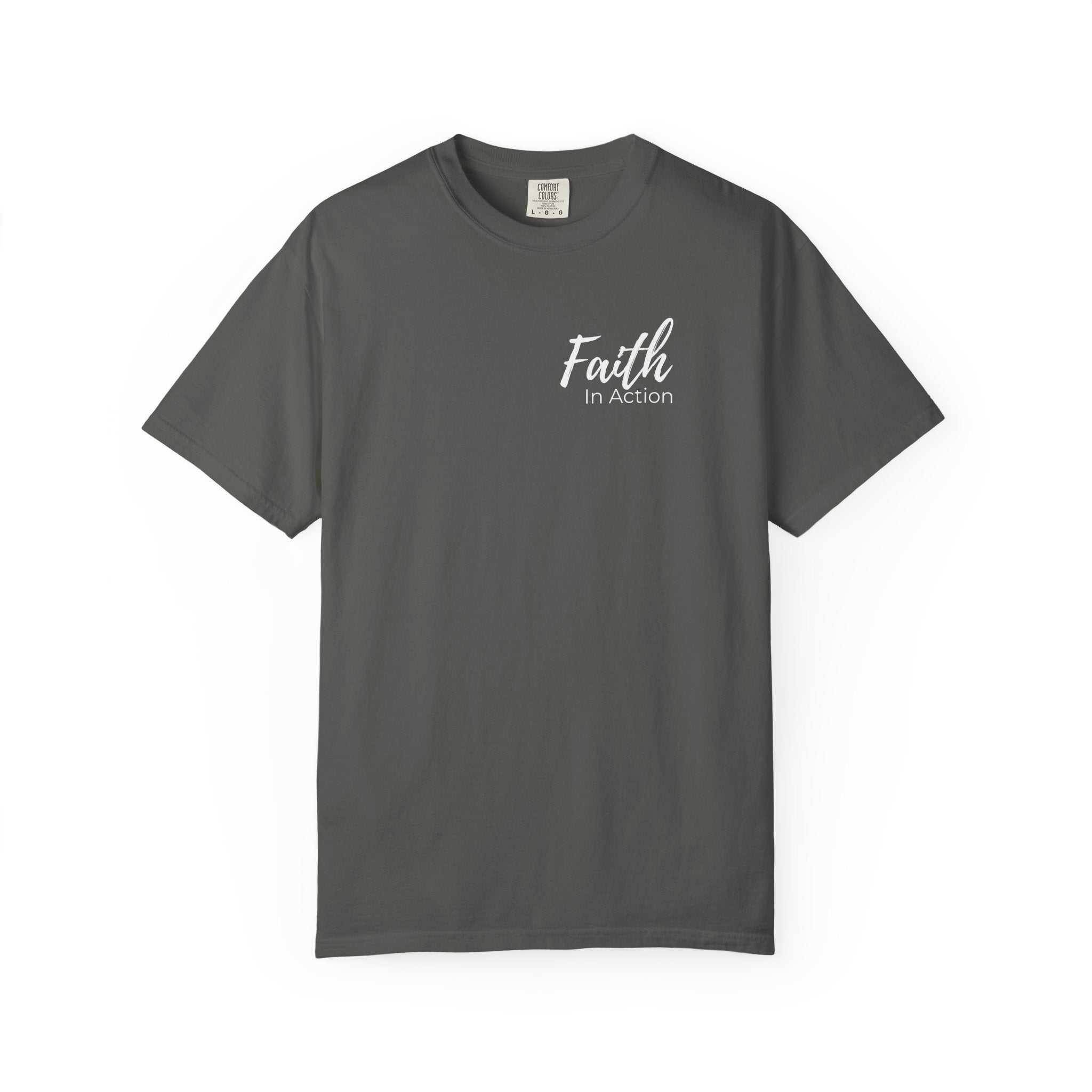 Faith in Action T-Shirt — "Discipleship Without Barriers" Christian Tee