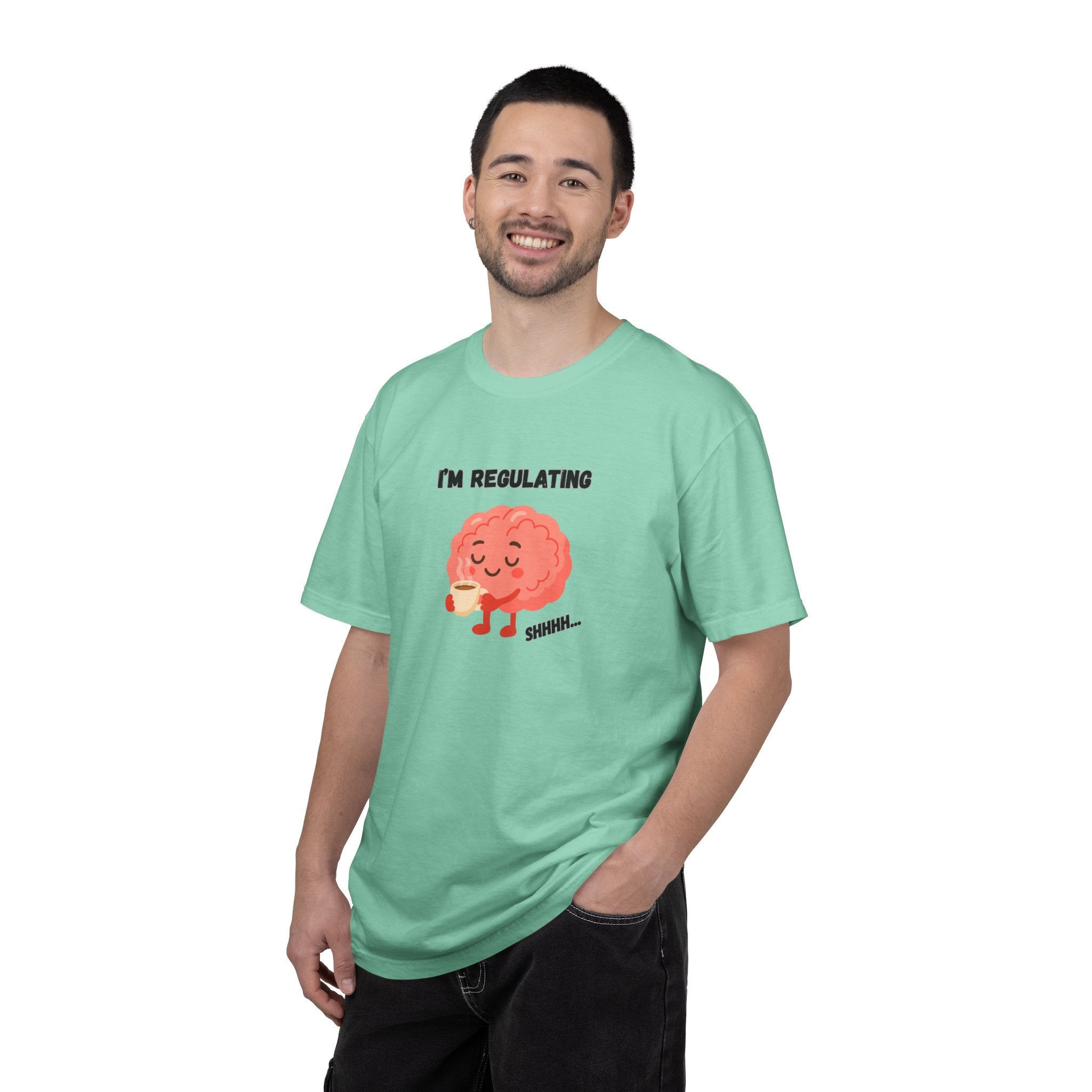 I'm Regulating Brain Tee — Cute Mental Health Awareness T-Shirt