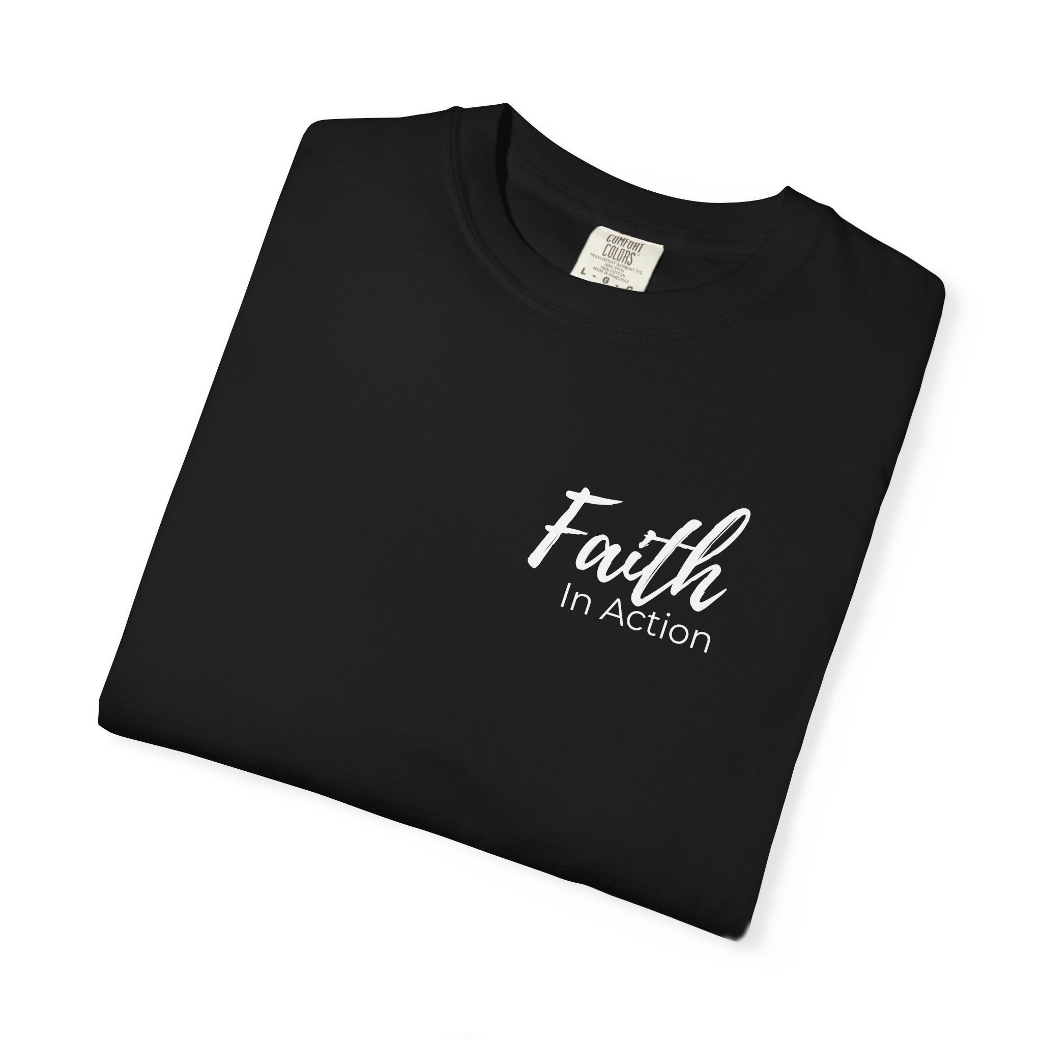 Faith in Action T-Shirt — "Discipleship Without Barriers" Christian Tee