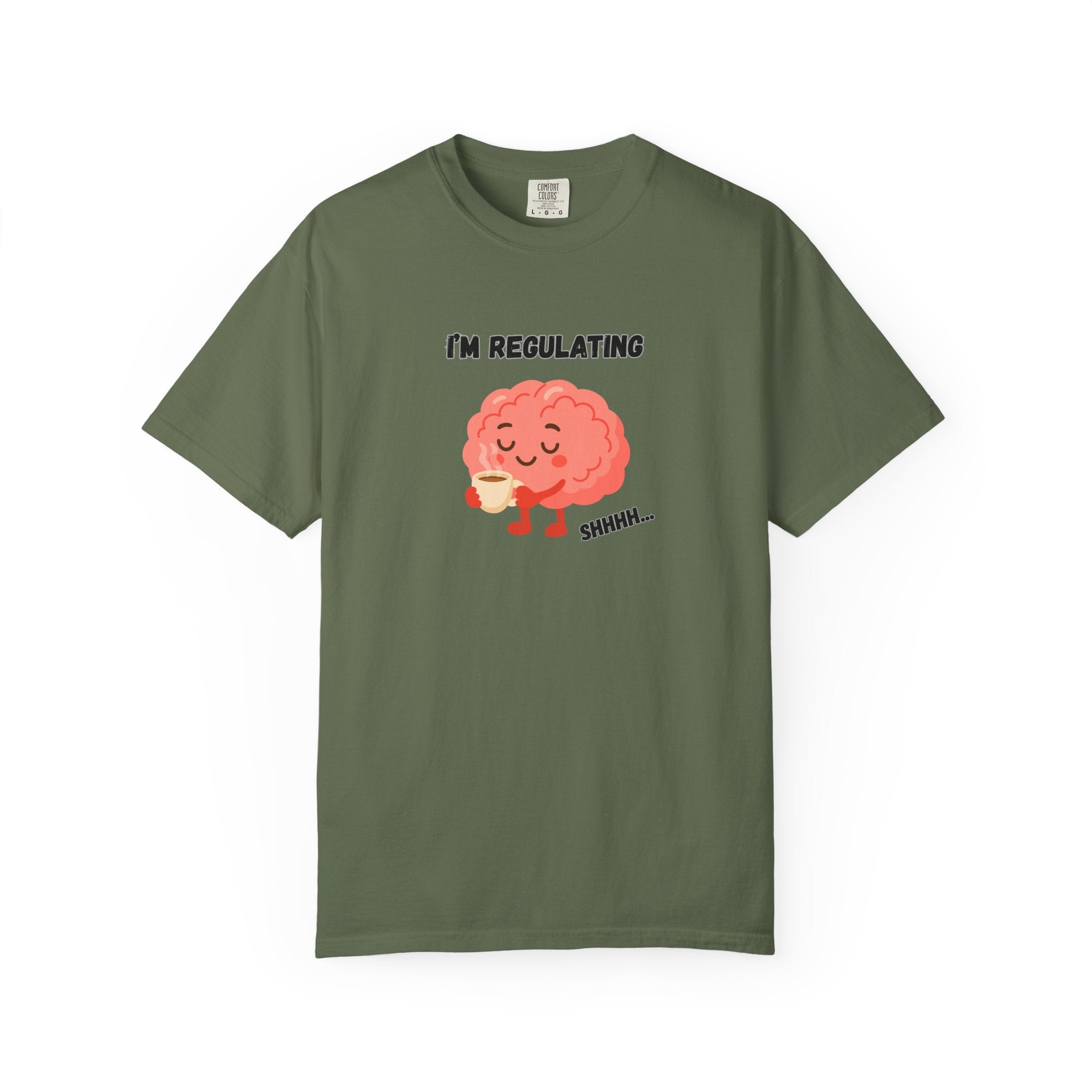 I'm Regulating Brain Tee — Cute Mental Health Awareness T-Shirt