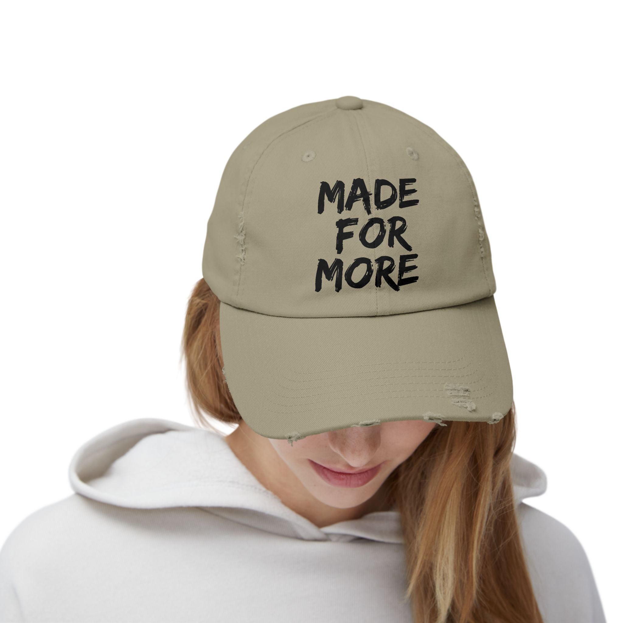 Made For More Distressed Cap