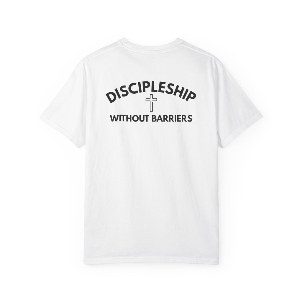 Faith in Action T-Shirt — "Discipleship Without Barriers" Christian Tee