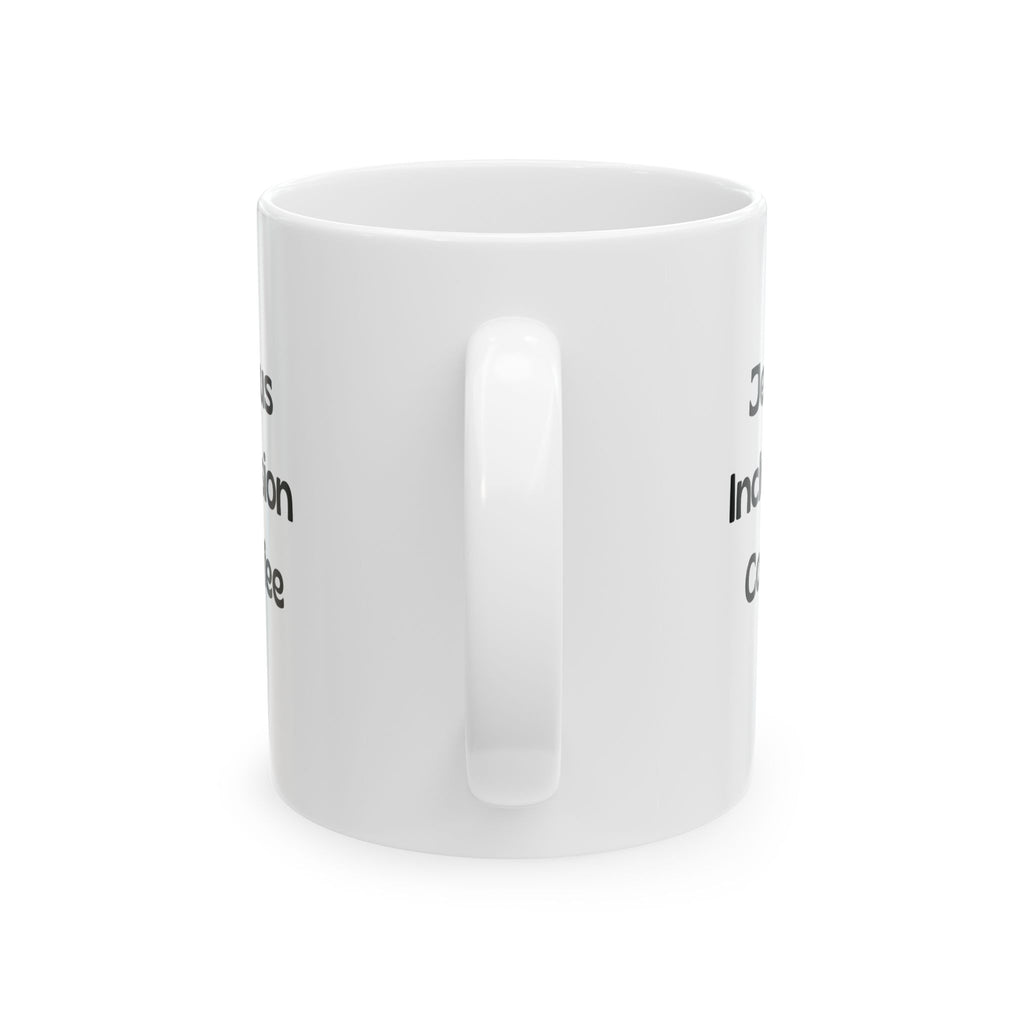 Inspirational Quote Ceramic Mug — Minimal Black Text Coffee Tea Cup (11oz, 15oz)