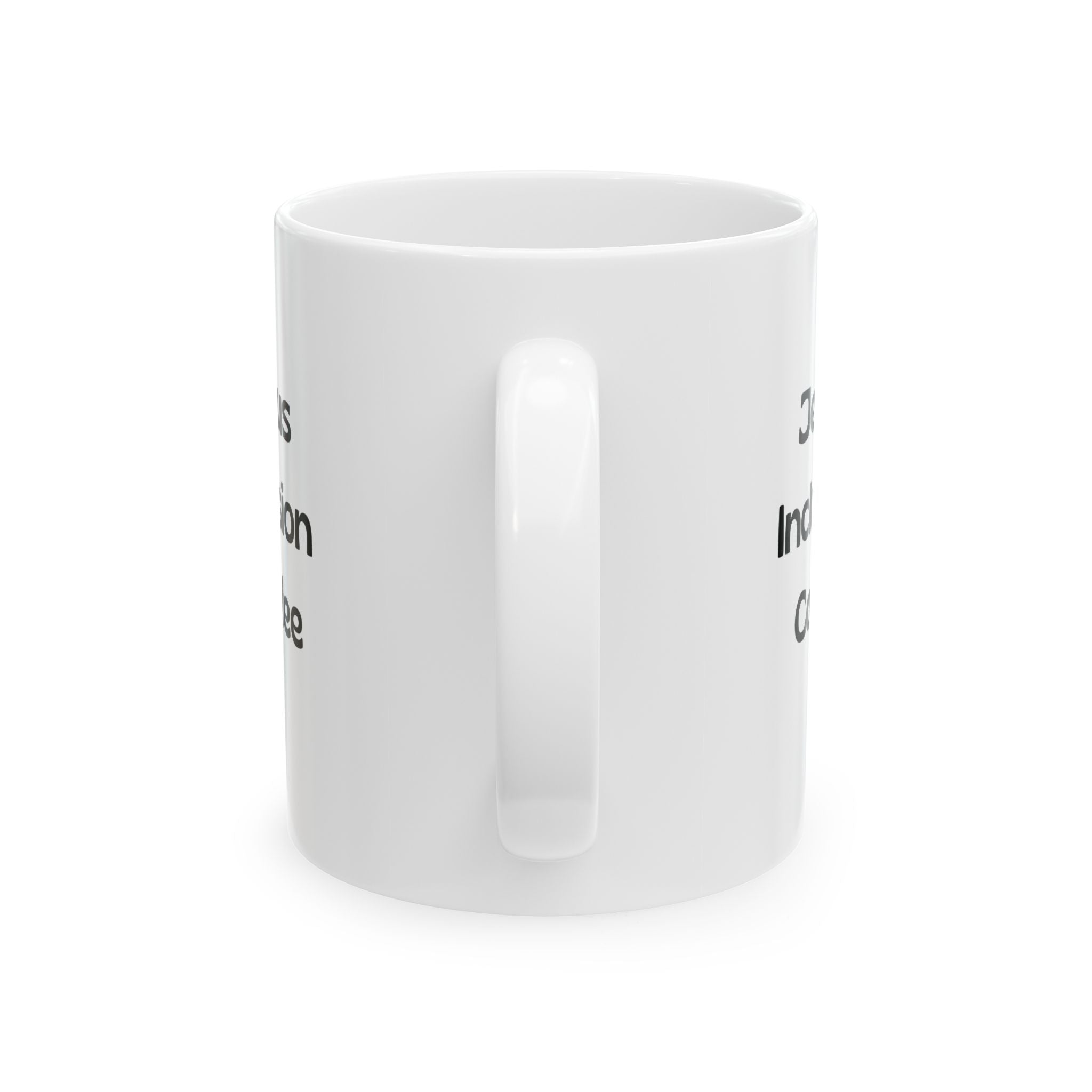 Inspirational Quote Ceramic Mug — Minimal Black Text Coffee Tea Cup (11oz, 15oz)