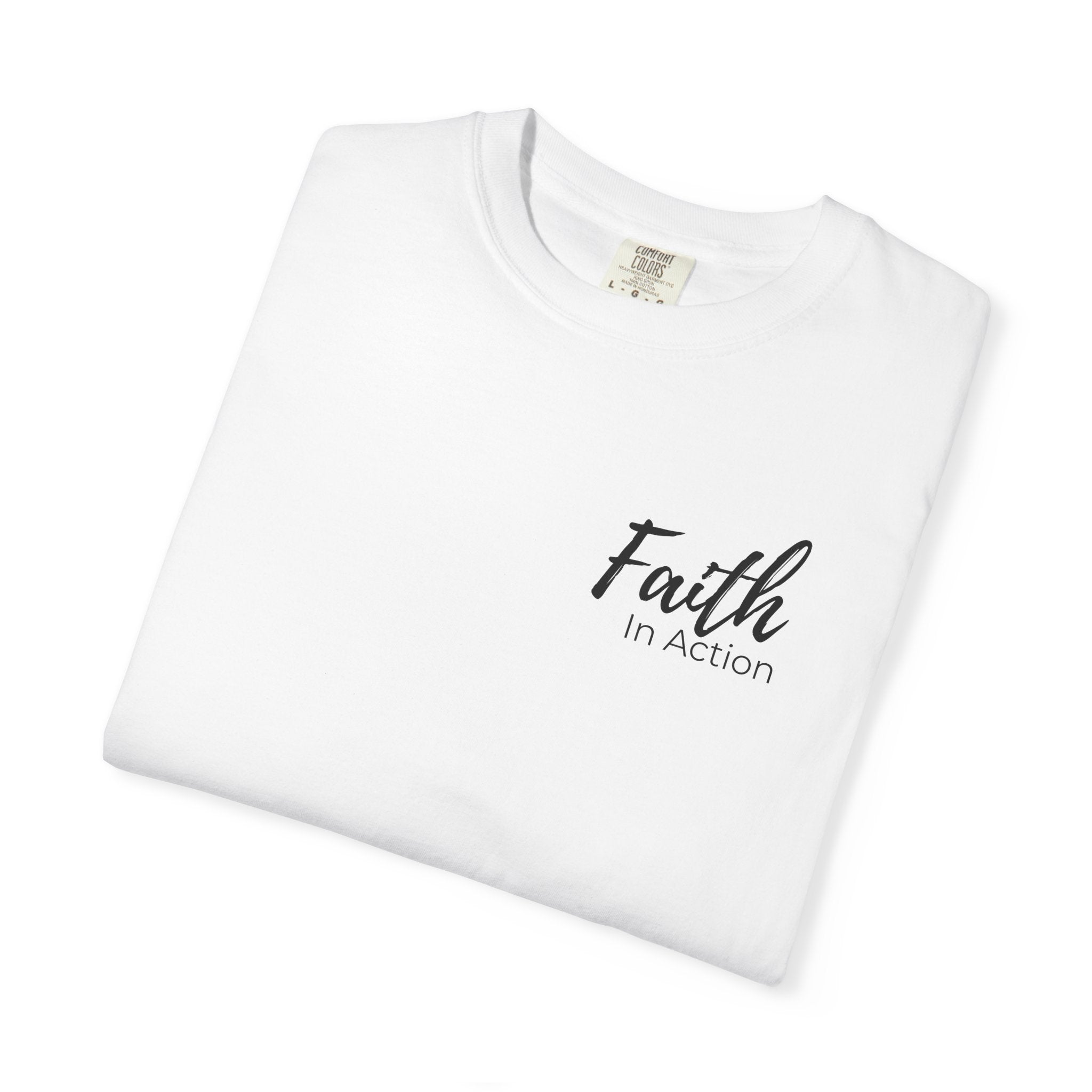 Faith in Action T-Shirt — "Discipleship Without Barriers" Christian Tee
