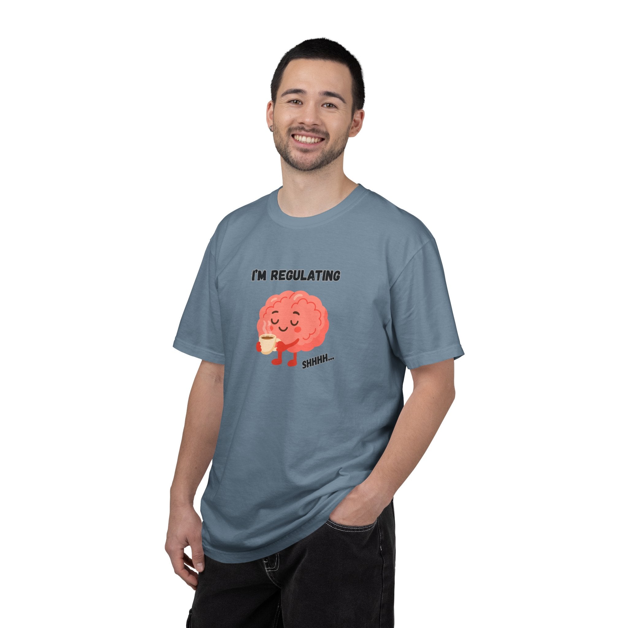 I'm Regulating Brain Tee — Cute Mental Health Awareness T-Shirt
