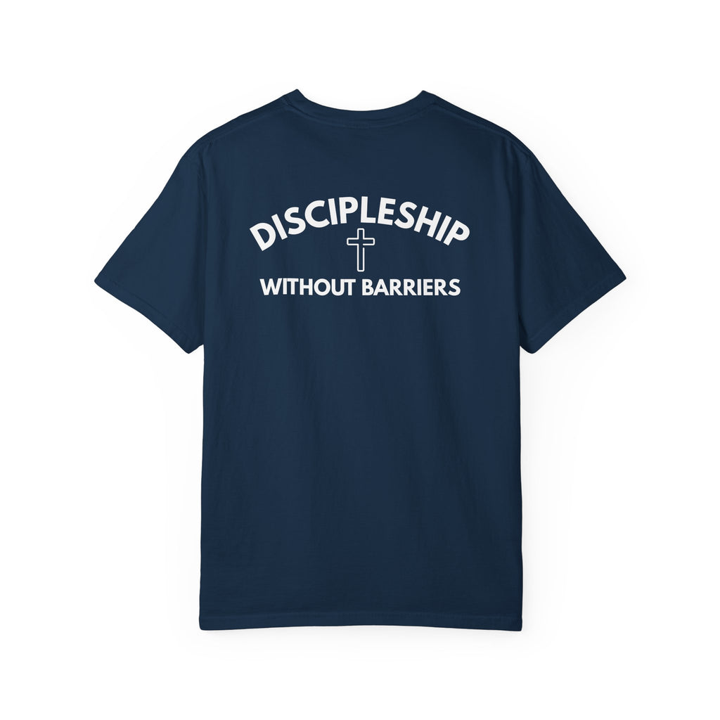 Faith in Action T-Shirt — "Discipleship Without Barriers" Christian Tee