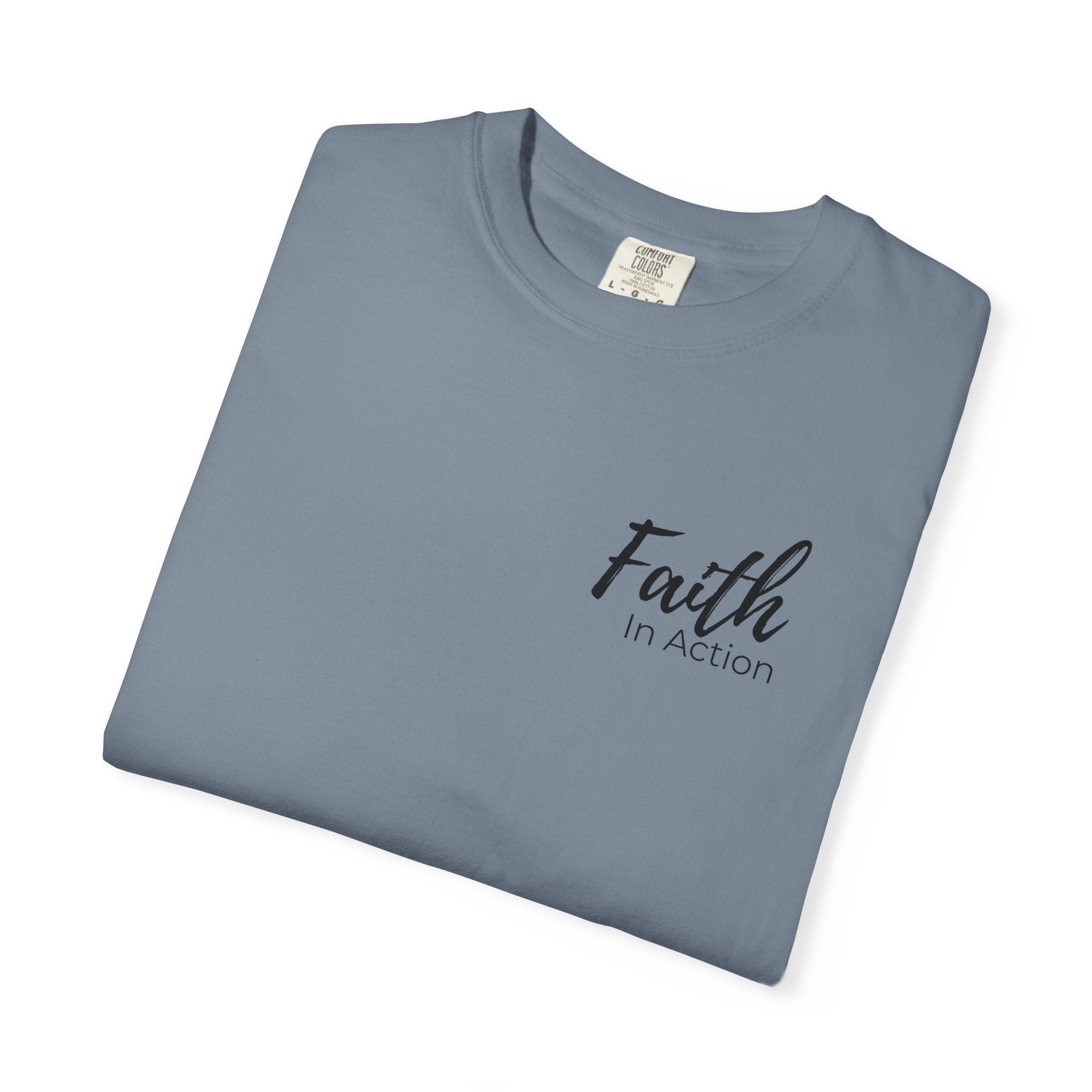 Faith in Action T-Shirt — "Discipleship Without Barriers" Christian Tee