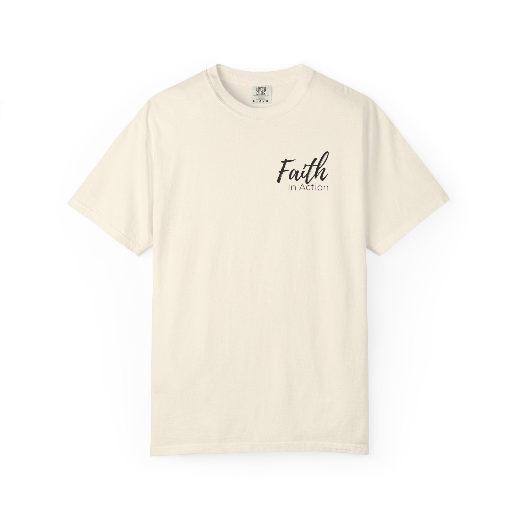 Faith in Action T-Shirt — "Discipleship Without Barriers" Christian Tee