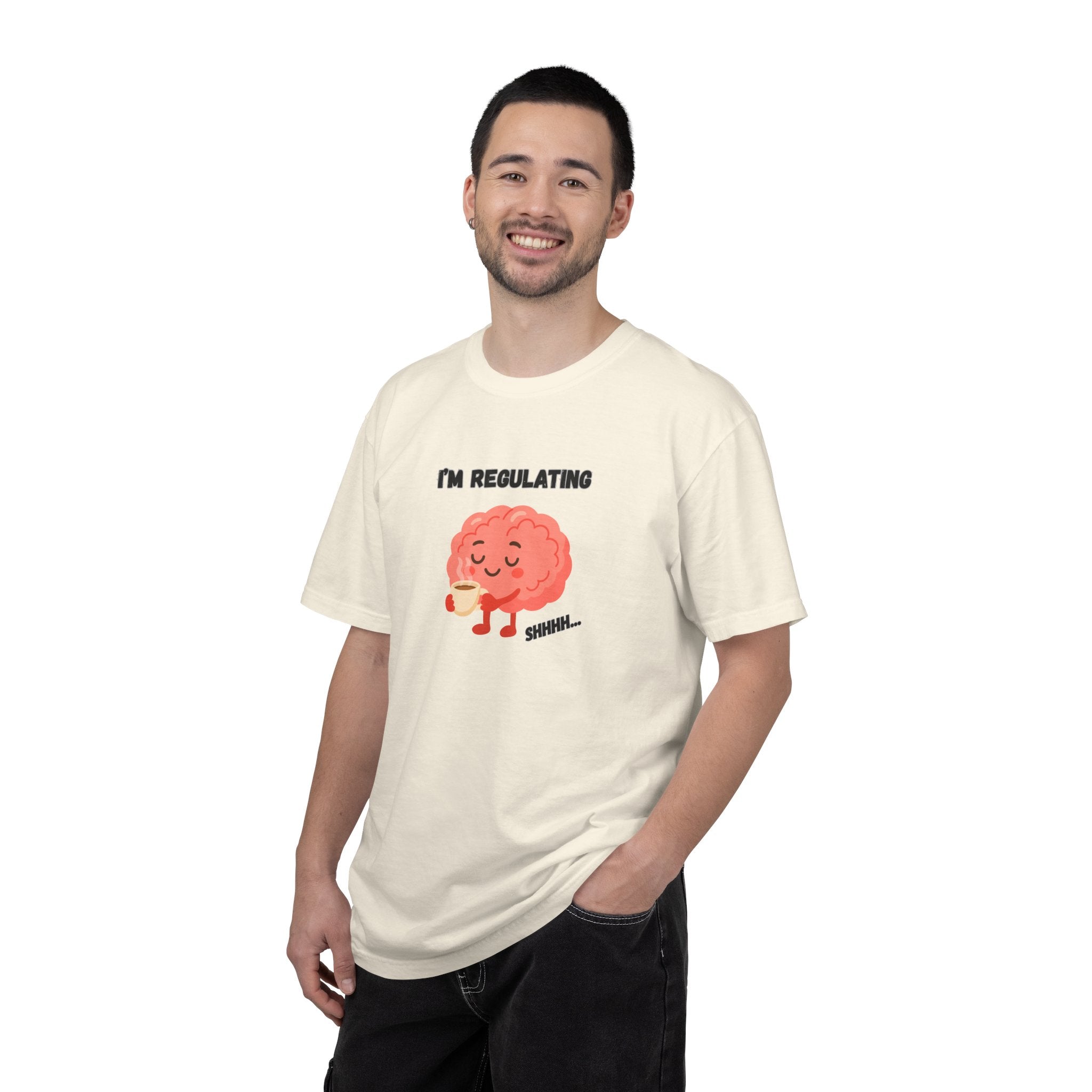 I'm Regulating Brain Tee — Cute Mental Health Awareness T-Shirt