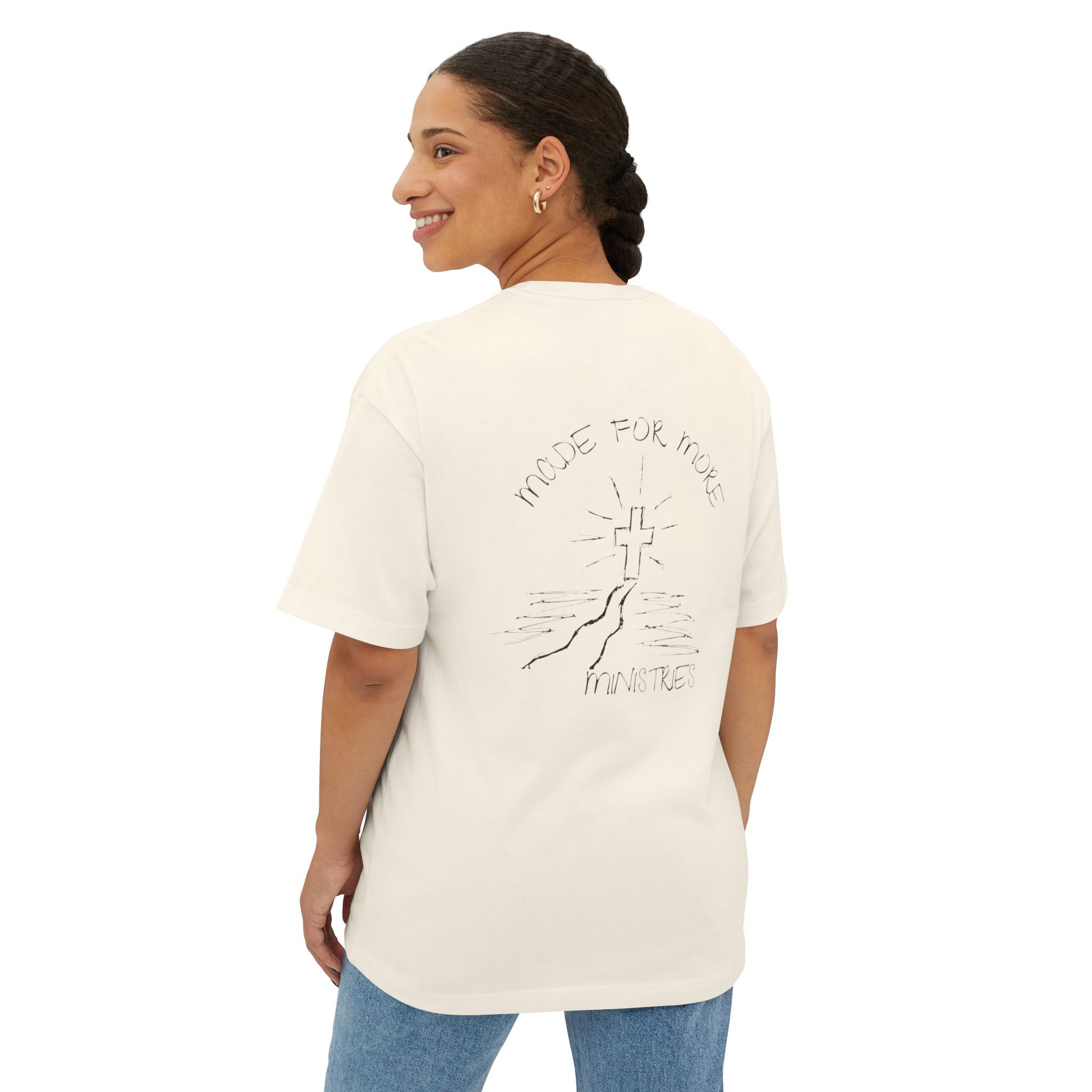 God's Love Is Sensory Friendly Tee — Religious Oversized Boxy Shirt