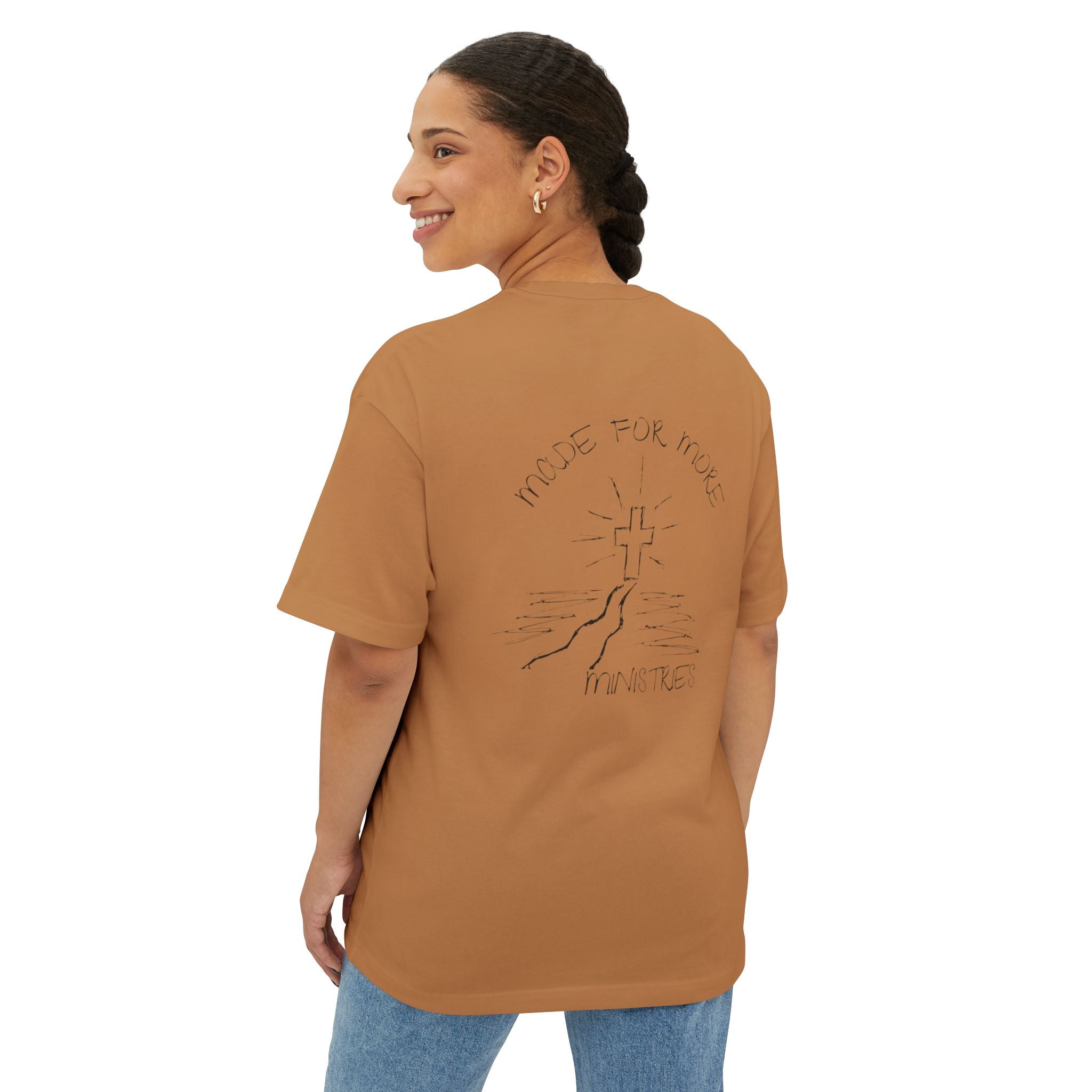 God's Love Is Sensory Friendly Tee — Religious Oversized Boxy Shirt