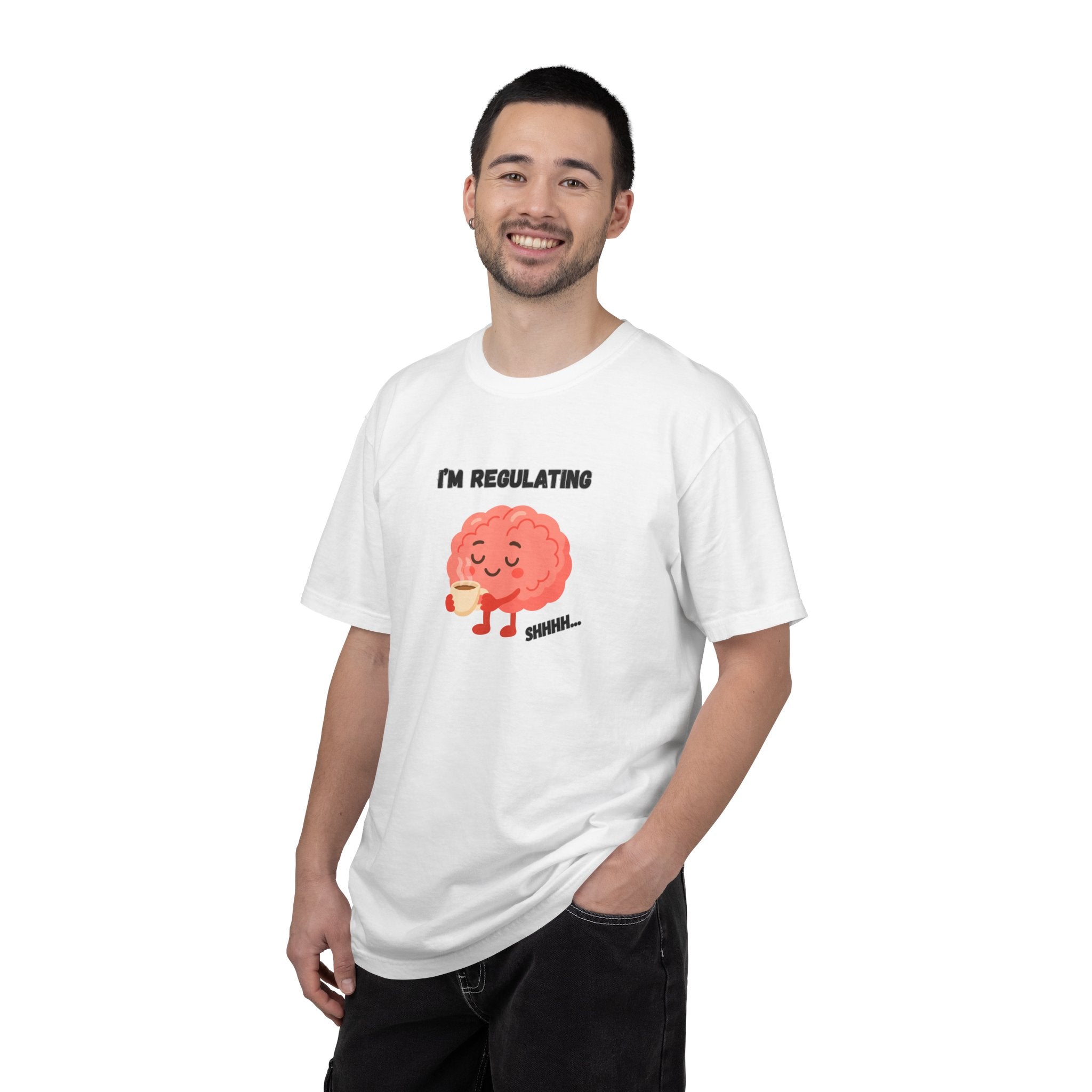 I'm Regulating Brain Tee — Cute Mental Health Awareness T-Shirt