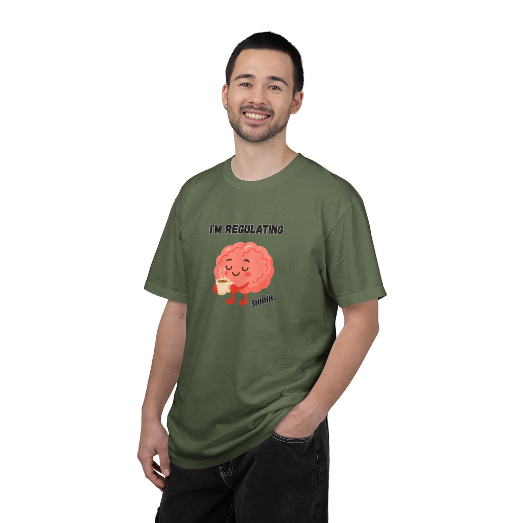 I'm Regulating Brain Tee — Cute Mental Health Awareness T-Shirt