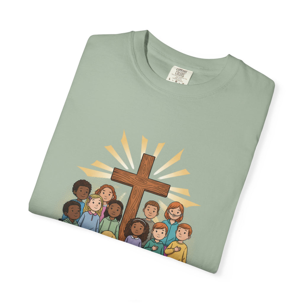 Christian Children’s T-Shirt — 'Loved, Seen, Included' (Back: 'Fearfully & Wonderfully Made')