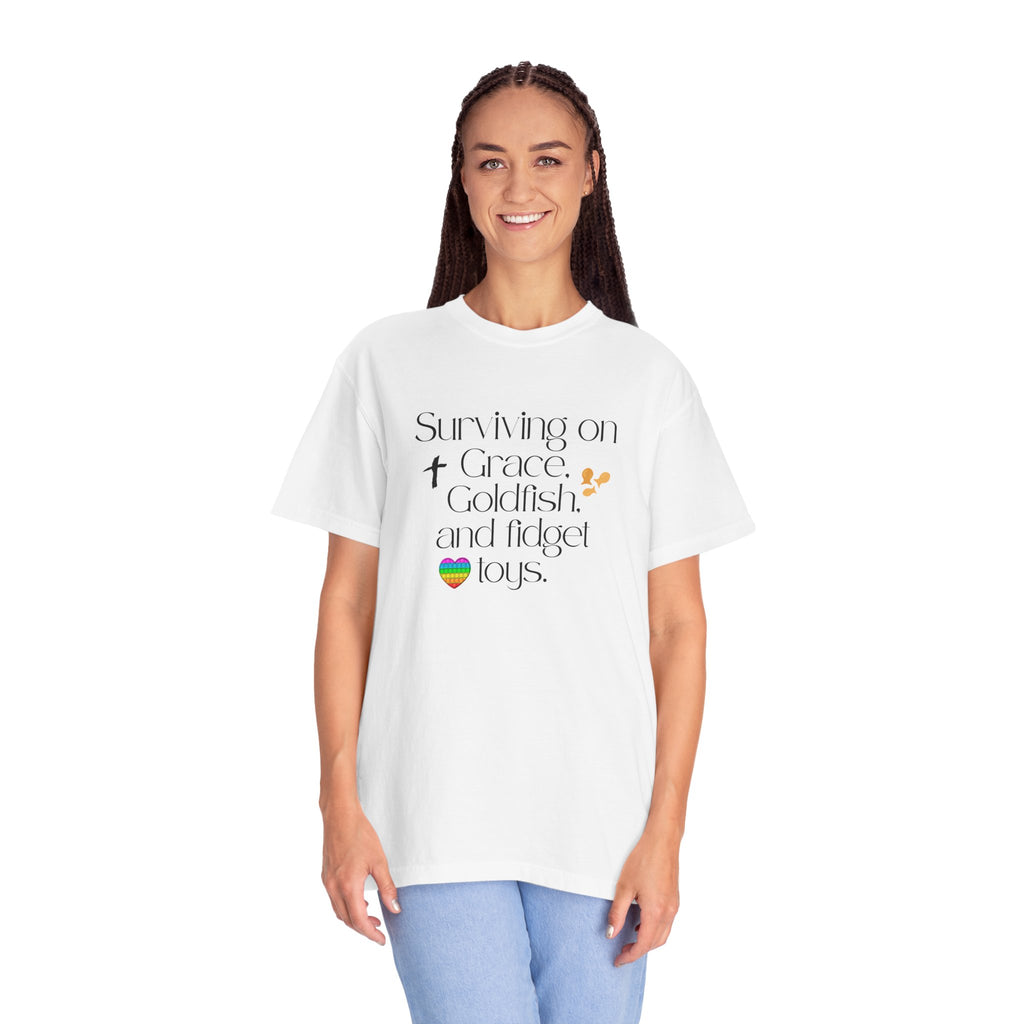 Surviving on Grace, Goldfish & Fidget Toys T-Shirt