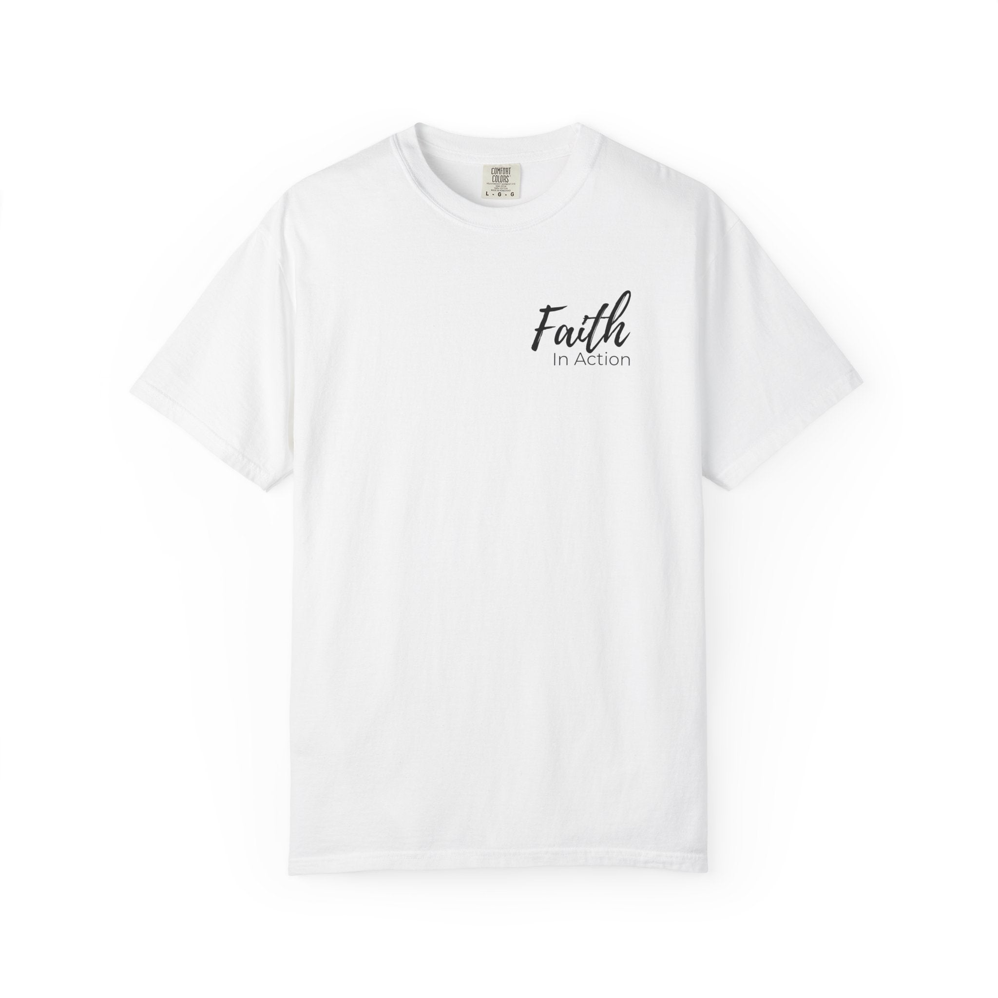 Faith in Action T-Shirt — "Discipleship Without Barriers" Christian Tee