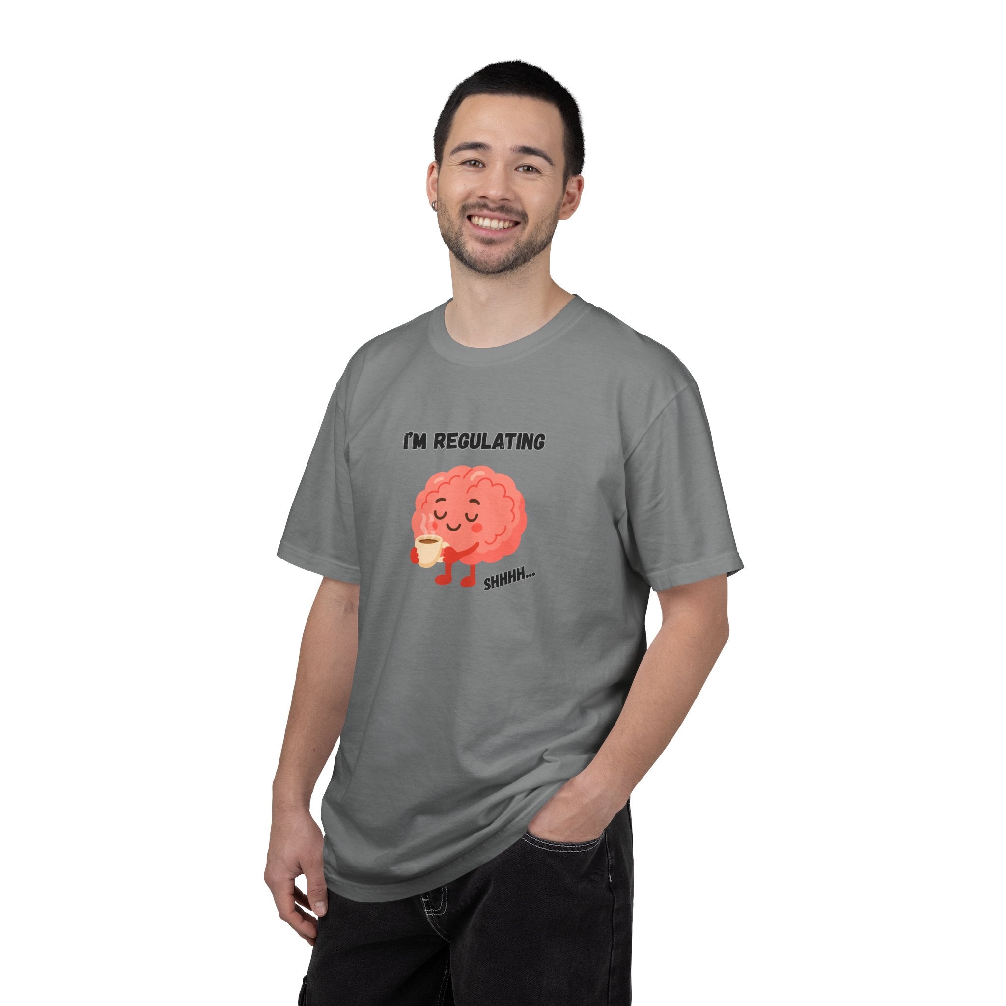 I'm Regulating Brain Tee — Cute Mental Health Awareness T-Shirt