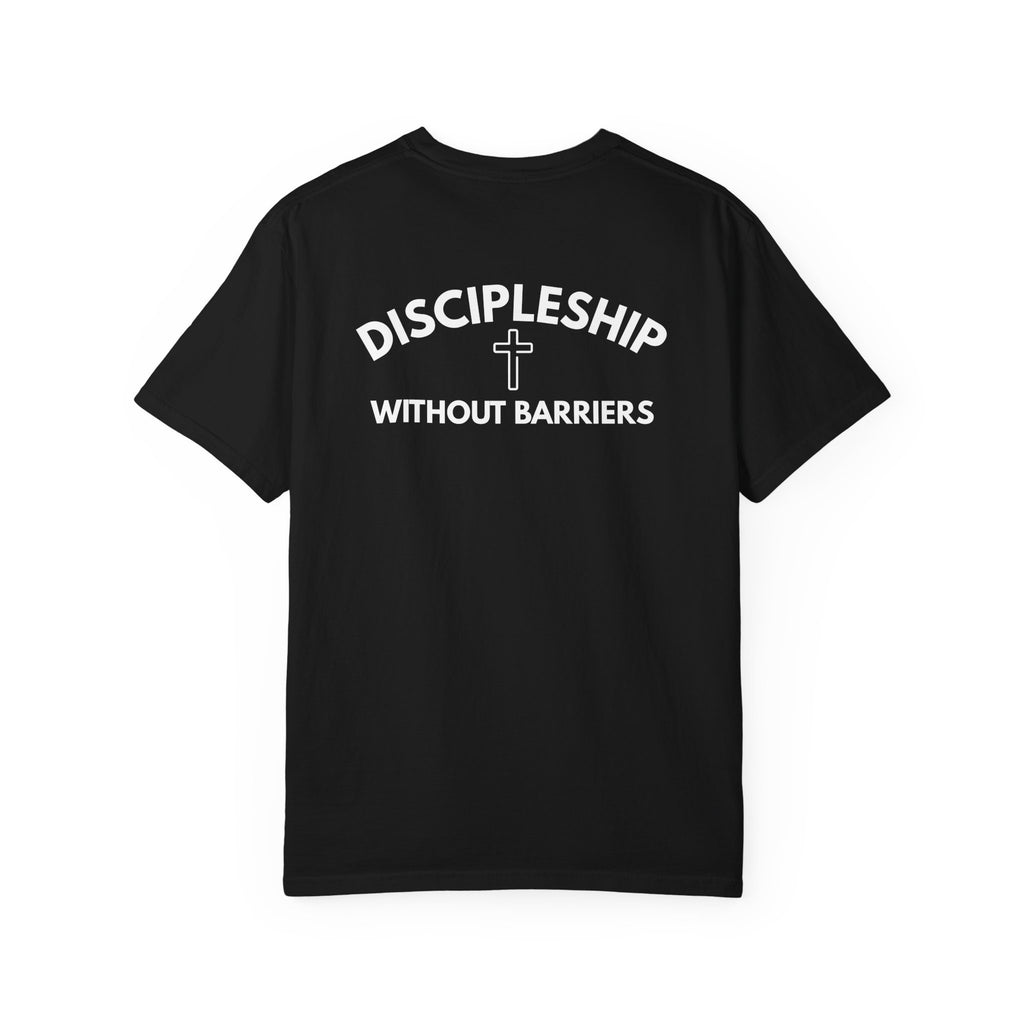Faith in Action T-Shirt — "Discipleship Without Barriers" Christian Tee