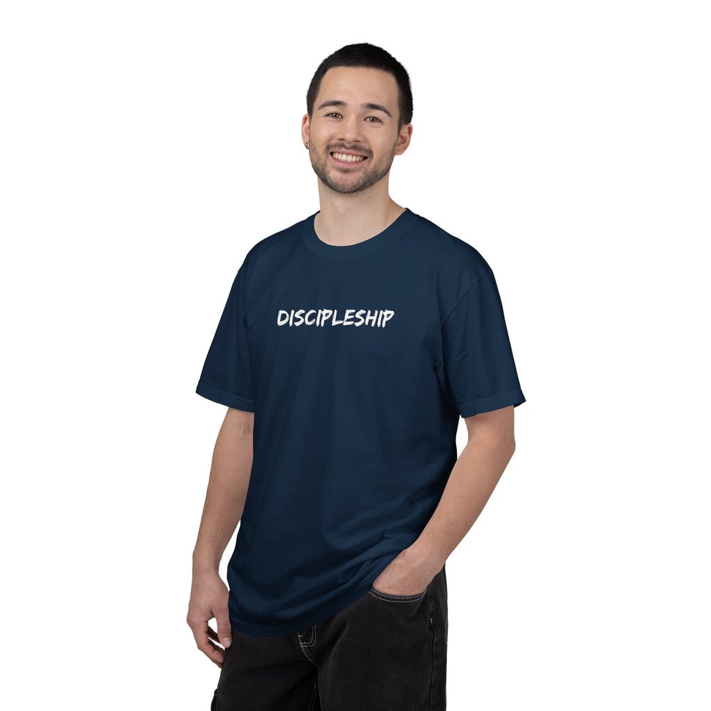 Discipleship T-Shirt — "Meeting People Where They Are Because That’s What Jesus Did" Christian Faith Tee