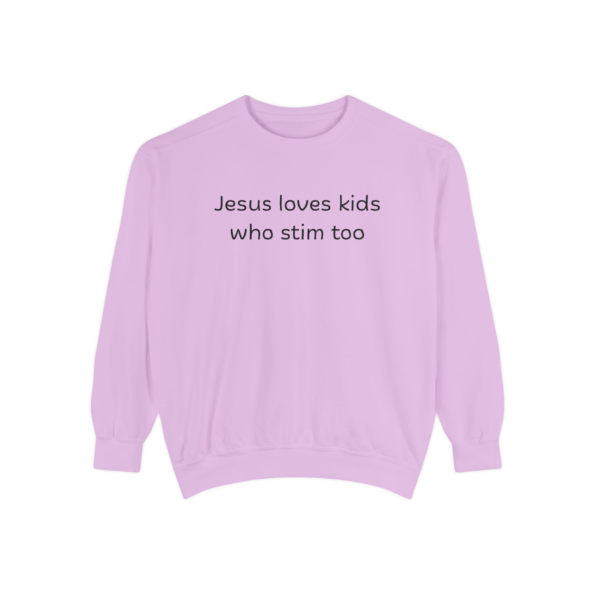 Jesus loves kids who stim too sweatshirt | neurodiversity advocacy