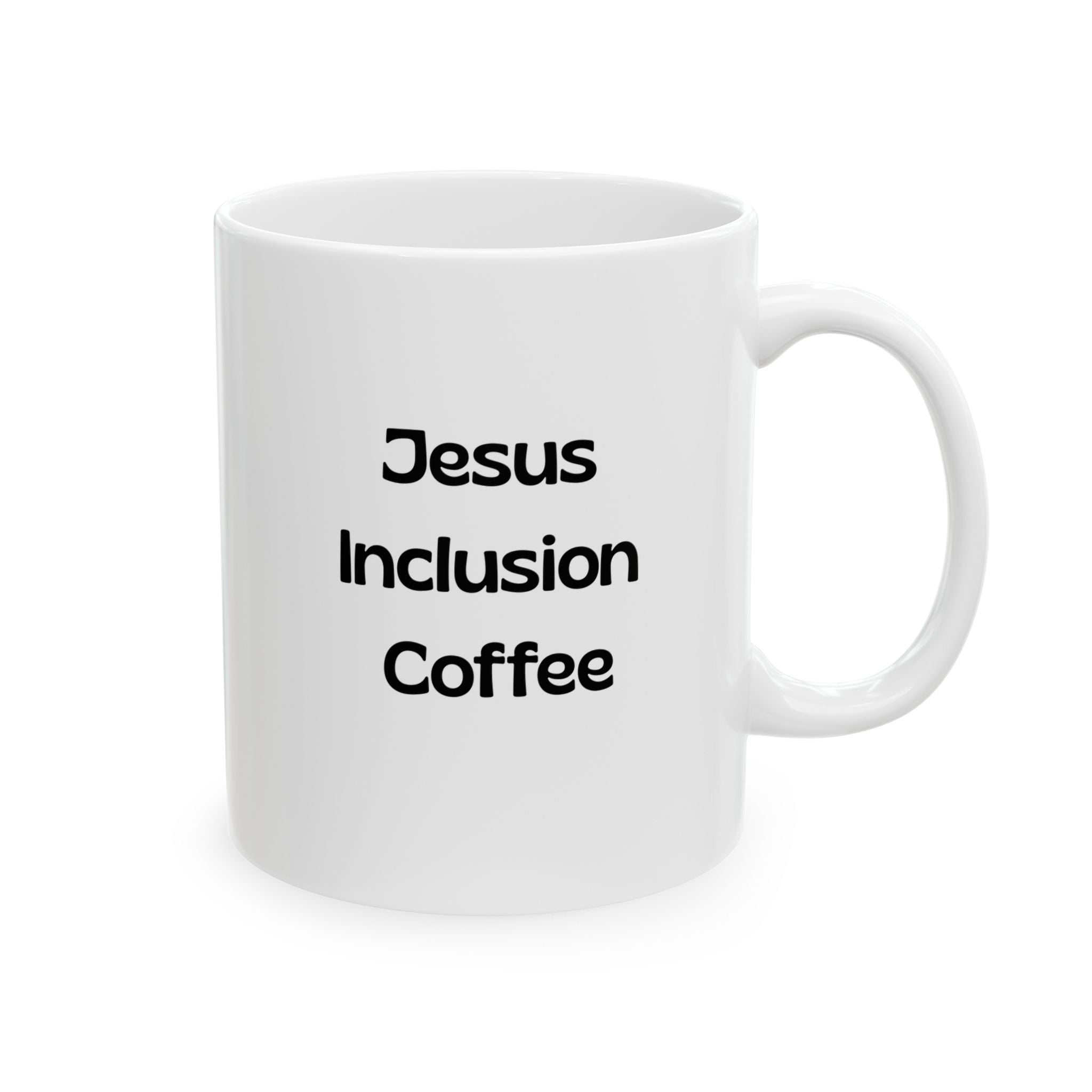 Inspirational Quote Ceramic Mug — Minimal Black Text Coffee Tea Cup (11oz, 15oz)
