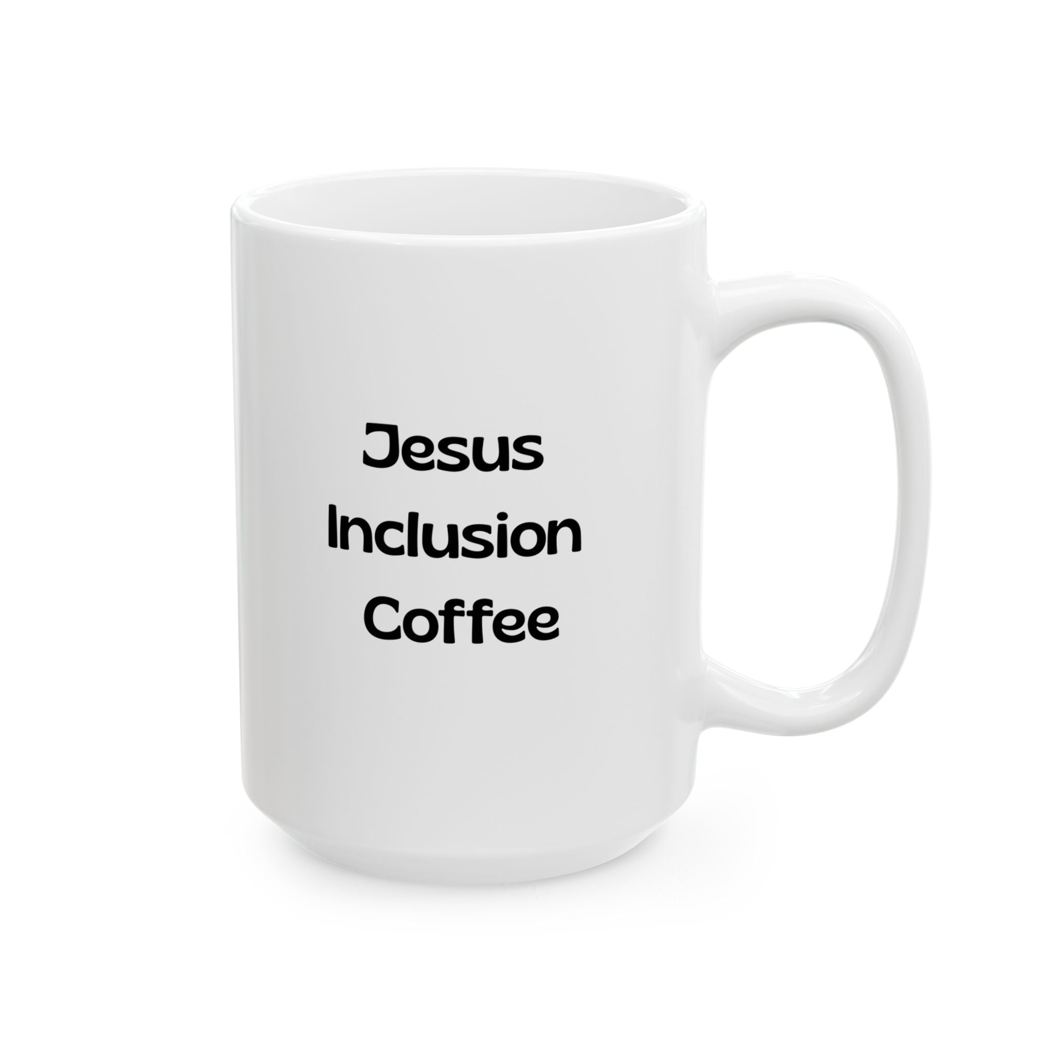 Inspirational Quote Ceramic Mug — Minimal Black Text Coffee Tea Cup (11oz, 15oz)