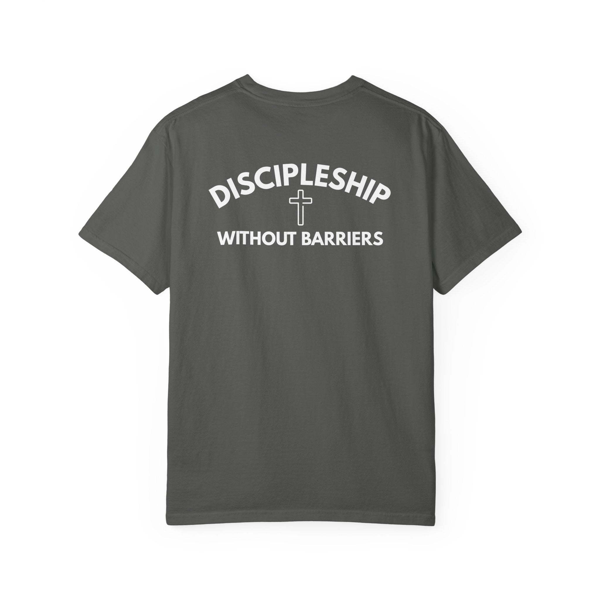 Faith in Action T-Shirt — "Discipleship Without Barriers" Christian Tee