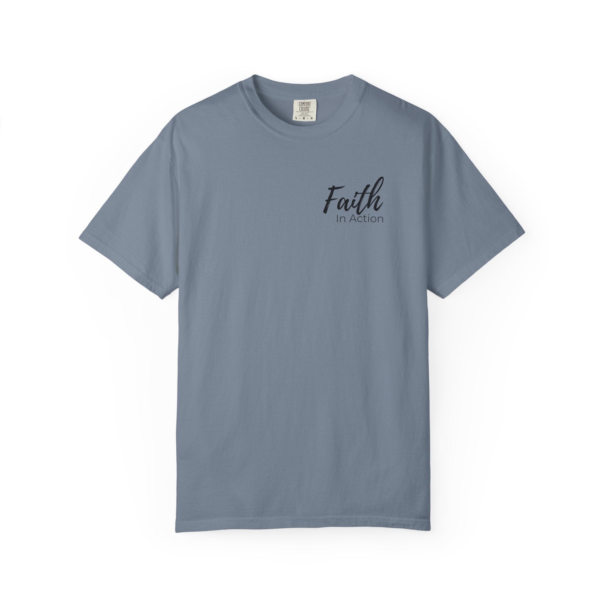 Faith in Action T-Shirt — "Discipleship Without Barriers" Christian Tee