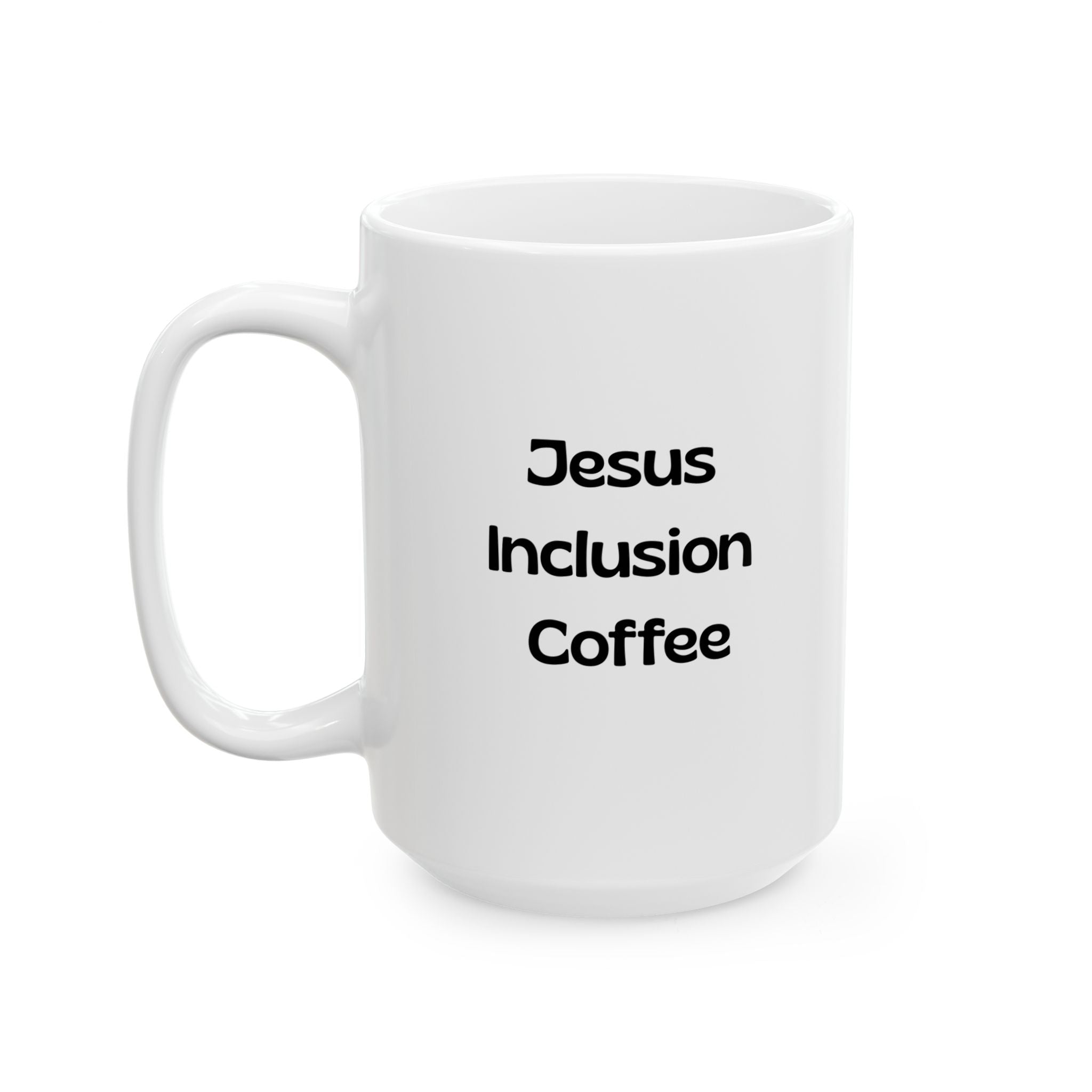 Inspirational Quote Ceramic Mug — Minimal Black Text Coffee Tea Cup (11oz, 15oz)