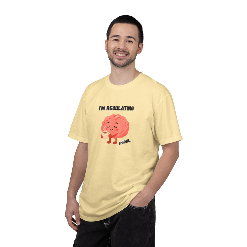 I'm Regulating Brain Tee — Cute Mental Health Awareness T-Shirt