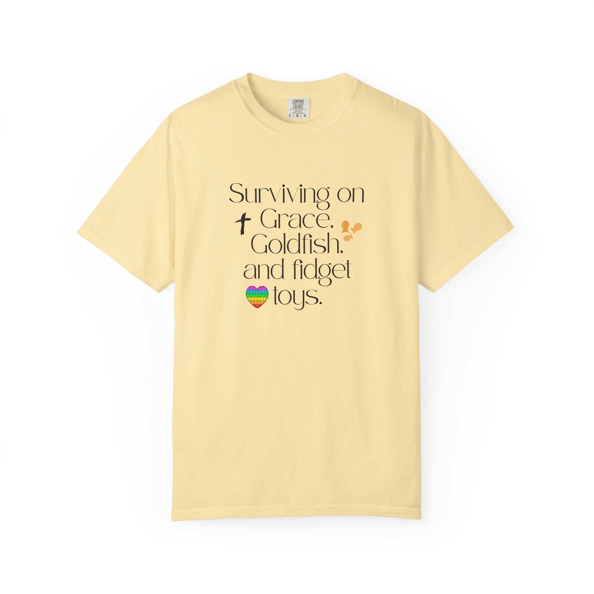Surviving on Grace, Goldfish & Fidget Toys T-Shirt