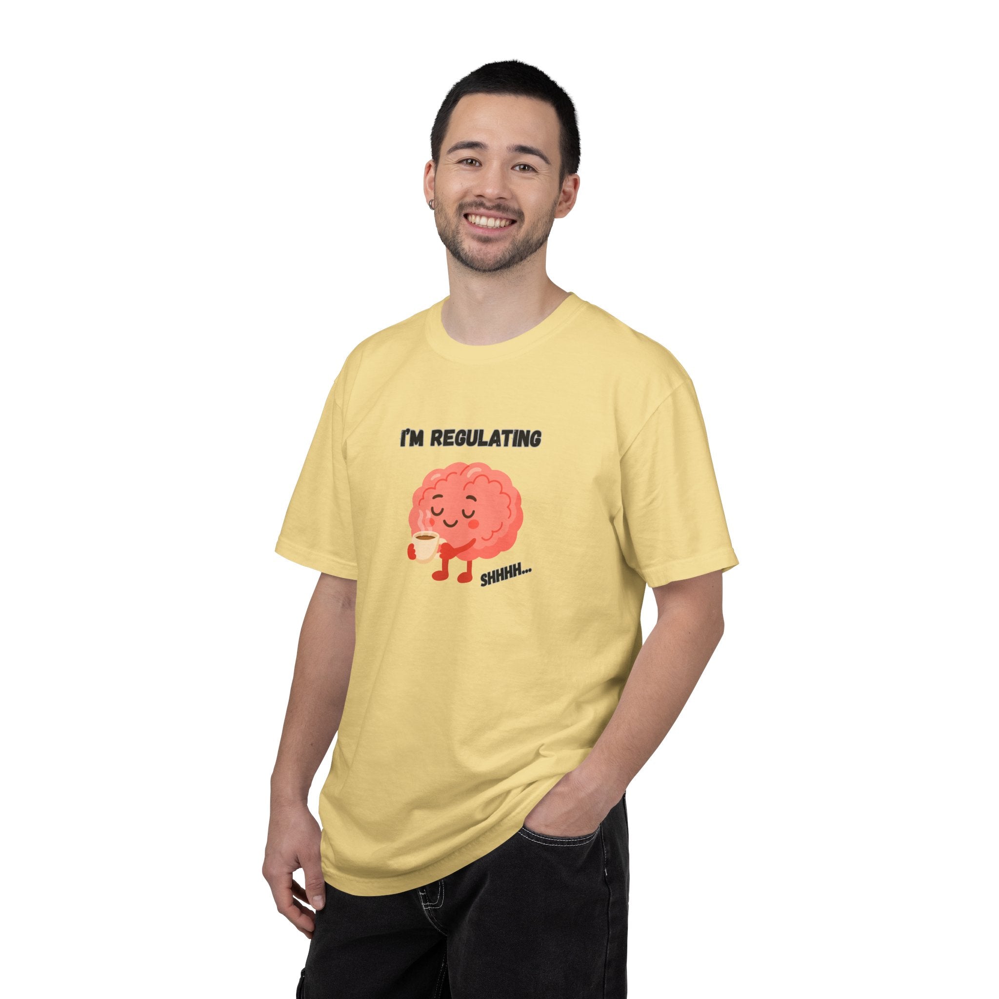 I'm Regulating Brain Tee — Cute Mental Health Awareness T-Shirt