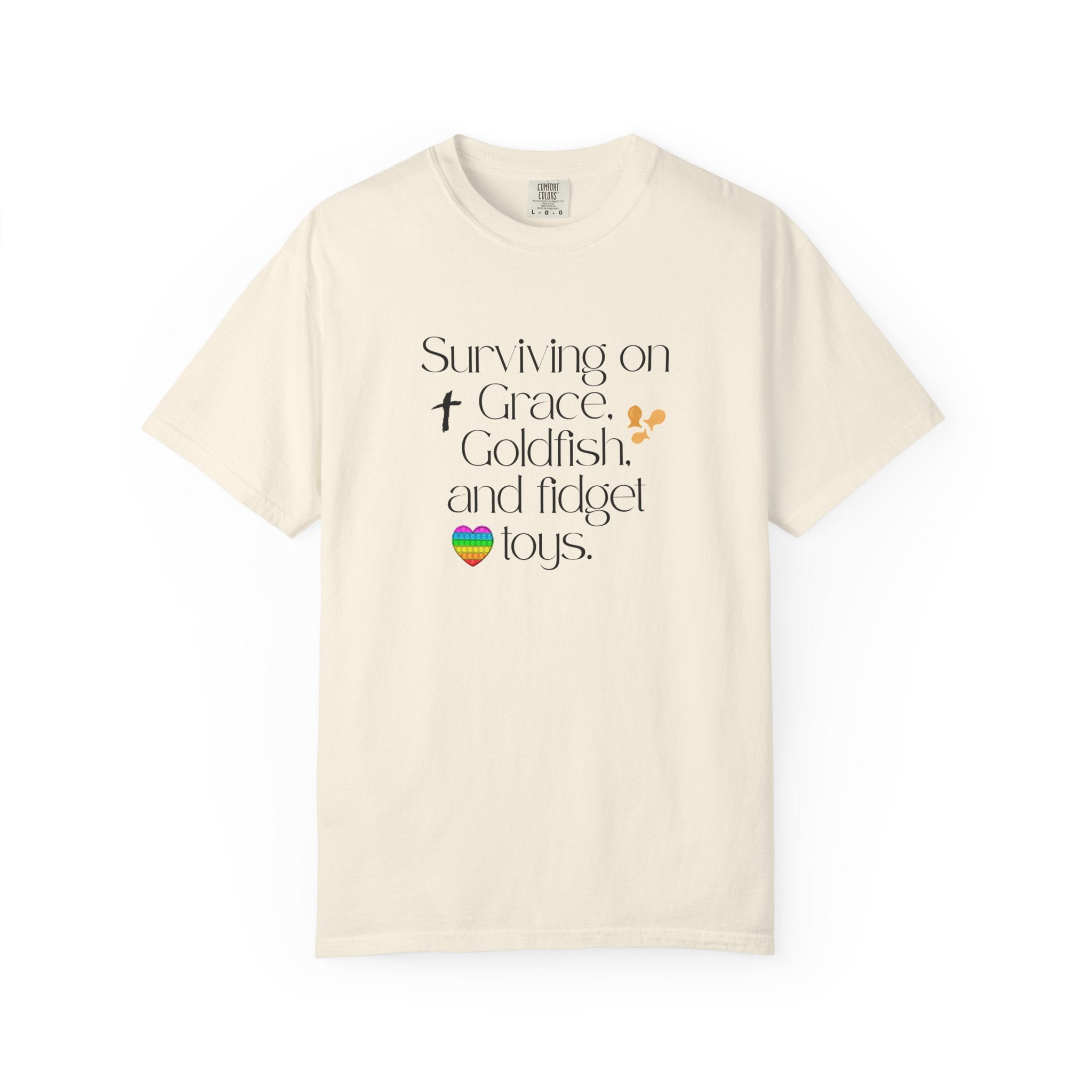 Surviving on Grace, Goldfish & Fidget Toys T-Shirt